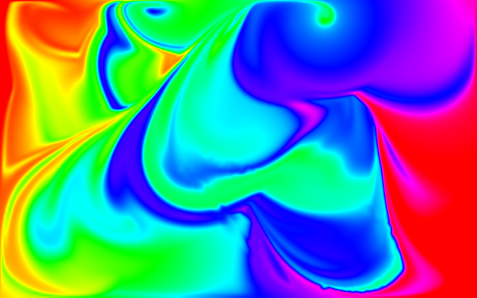 1600x1000 Swirly Rainbow Wallpaper, Desktop