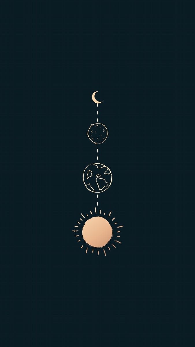 680x1200 Minimal line art galaxy mobile wallpaper design vector / mari. Simple iphone wallpaper, Minimalist wallpaper, Art wallpaper iphone, Phone