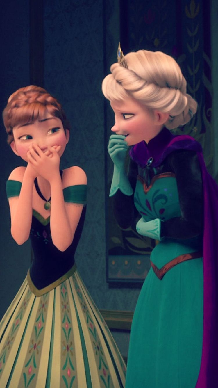 750x1340 Frozen Anna and Elsa phone wallpaper Anna Photo, Phone