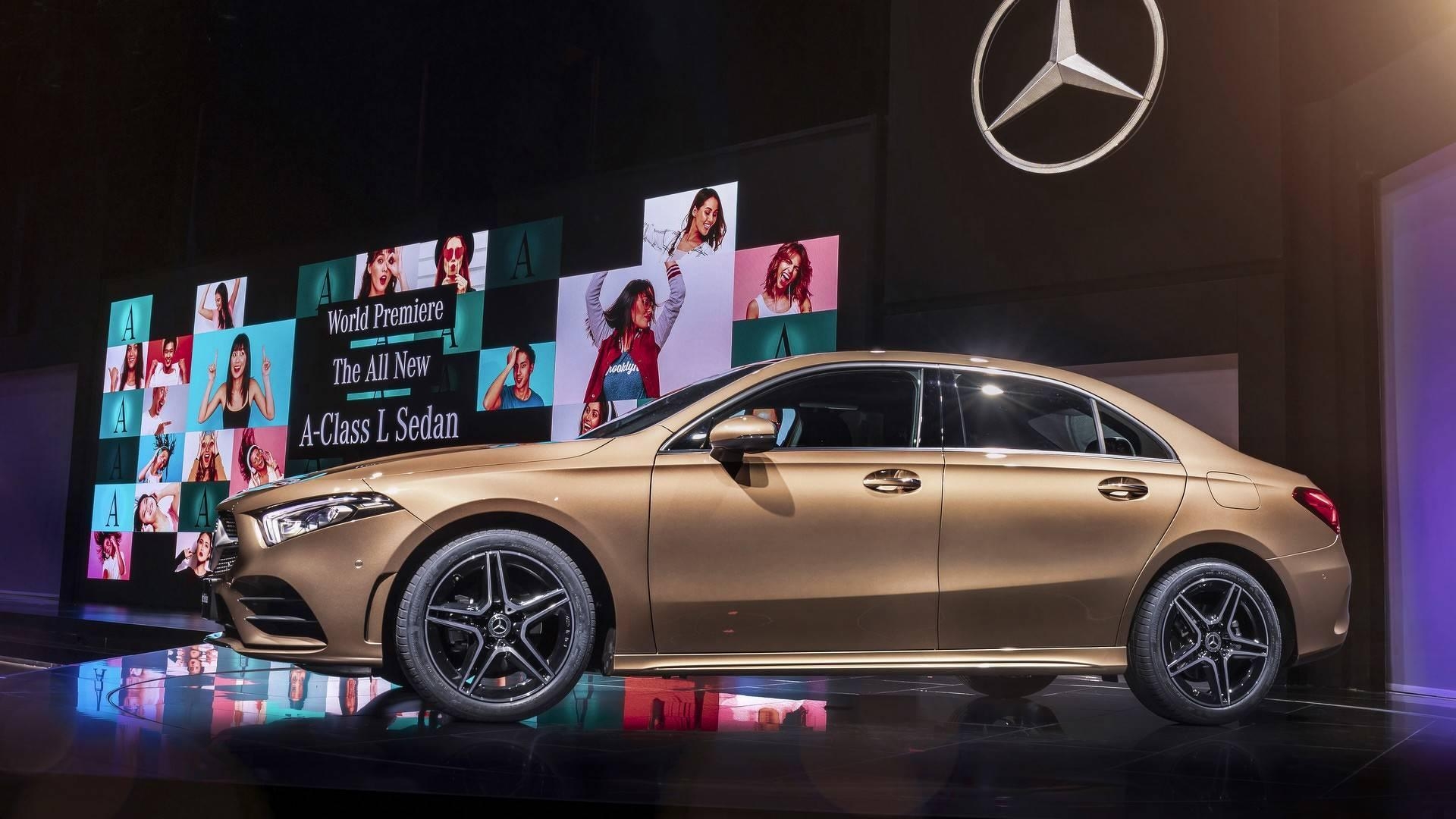 1920x1080 Mercedes A Class Saloon Debuts In China, Desktop