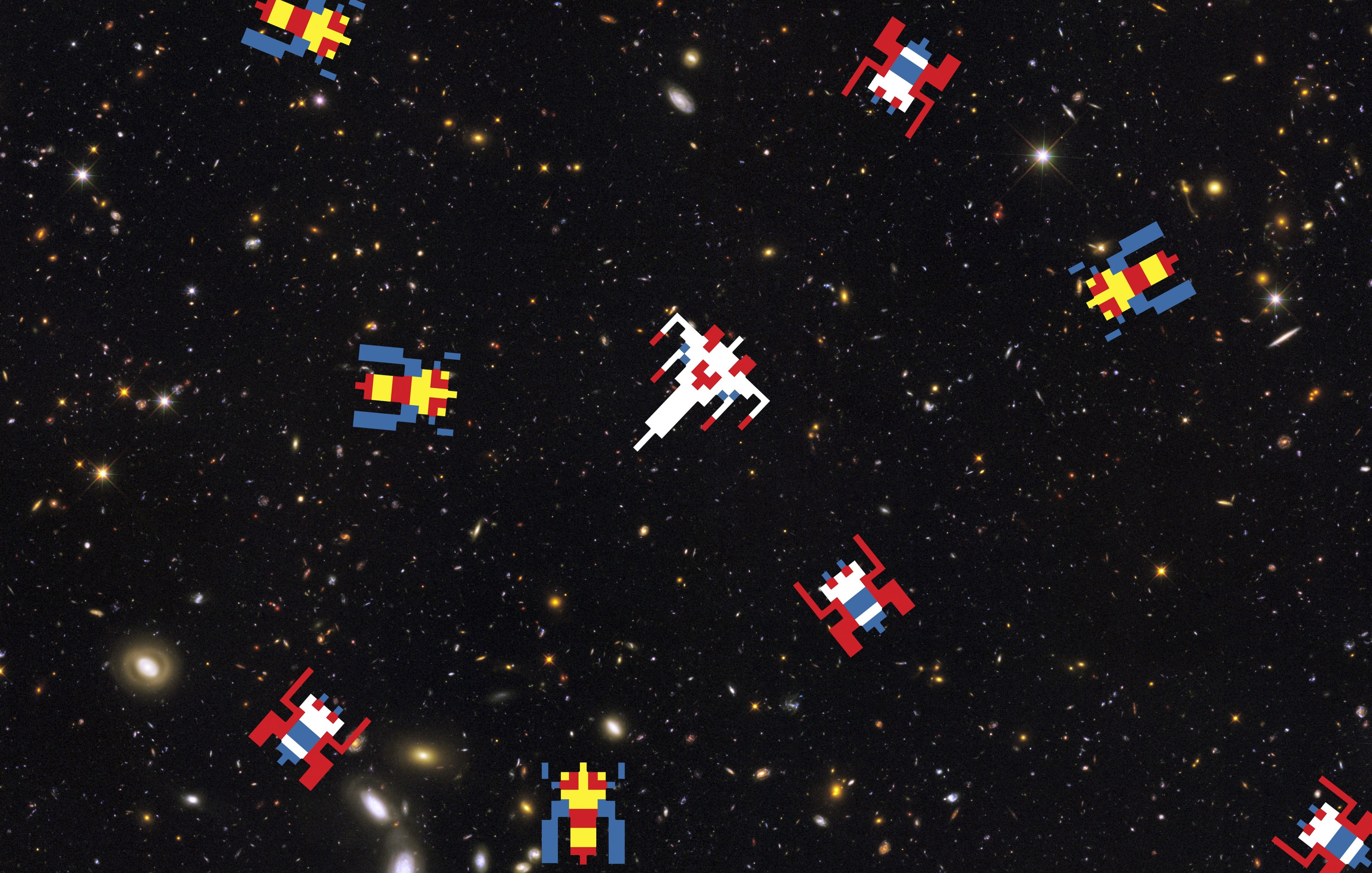 3960x2520 Shooter Spaceships Scifi Arcade, HD Artist, 4k Wallpaper, Image, Desktop