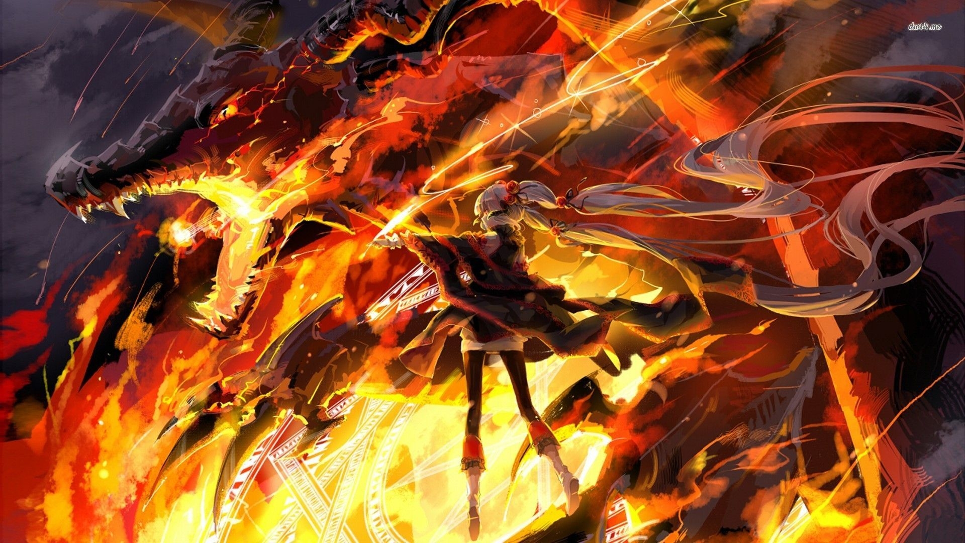 1920x1080 anime fire fighter girl, Desktop