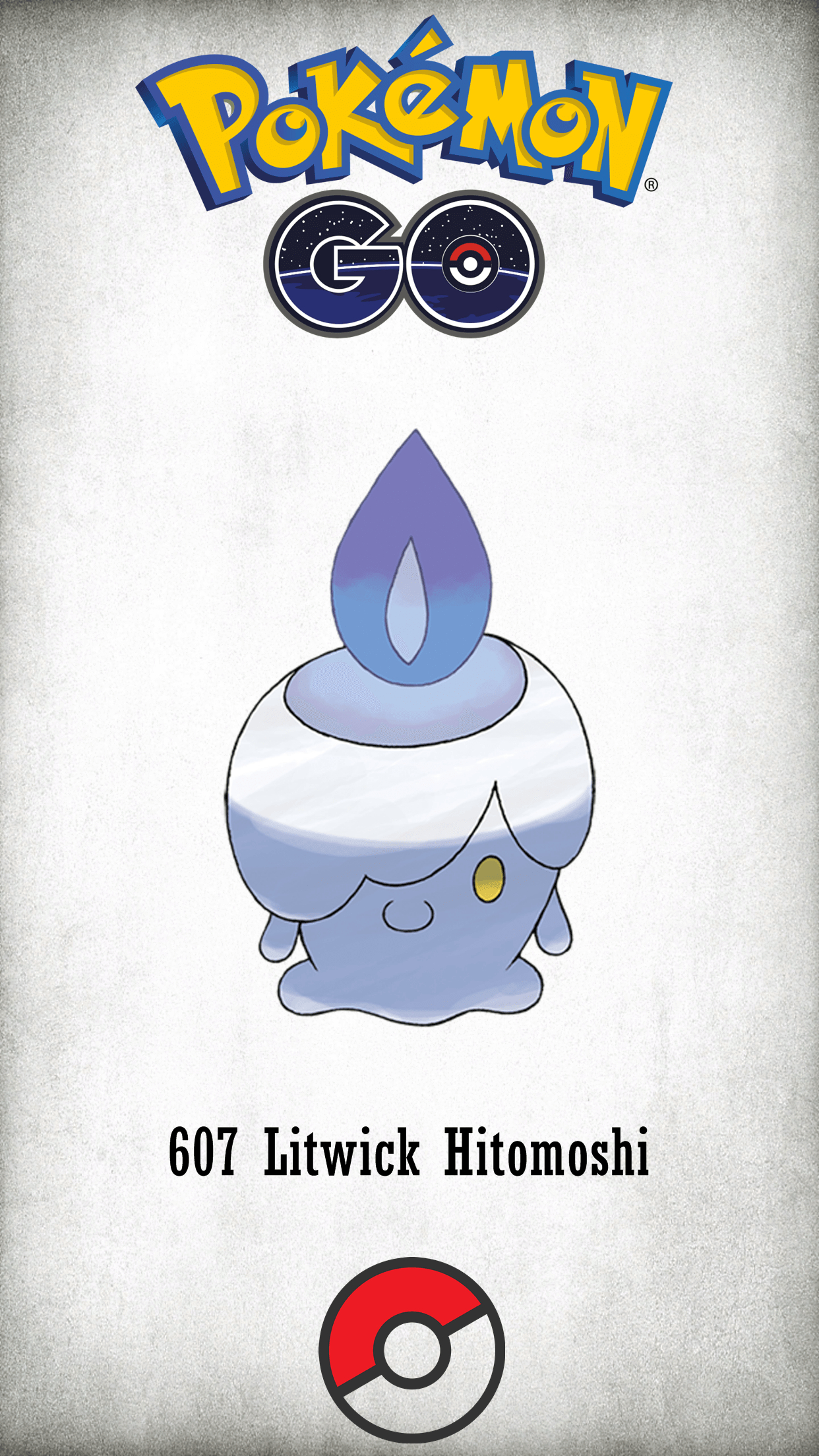 1250x2210 Character Litwick Hitomoshi, Phone