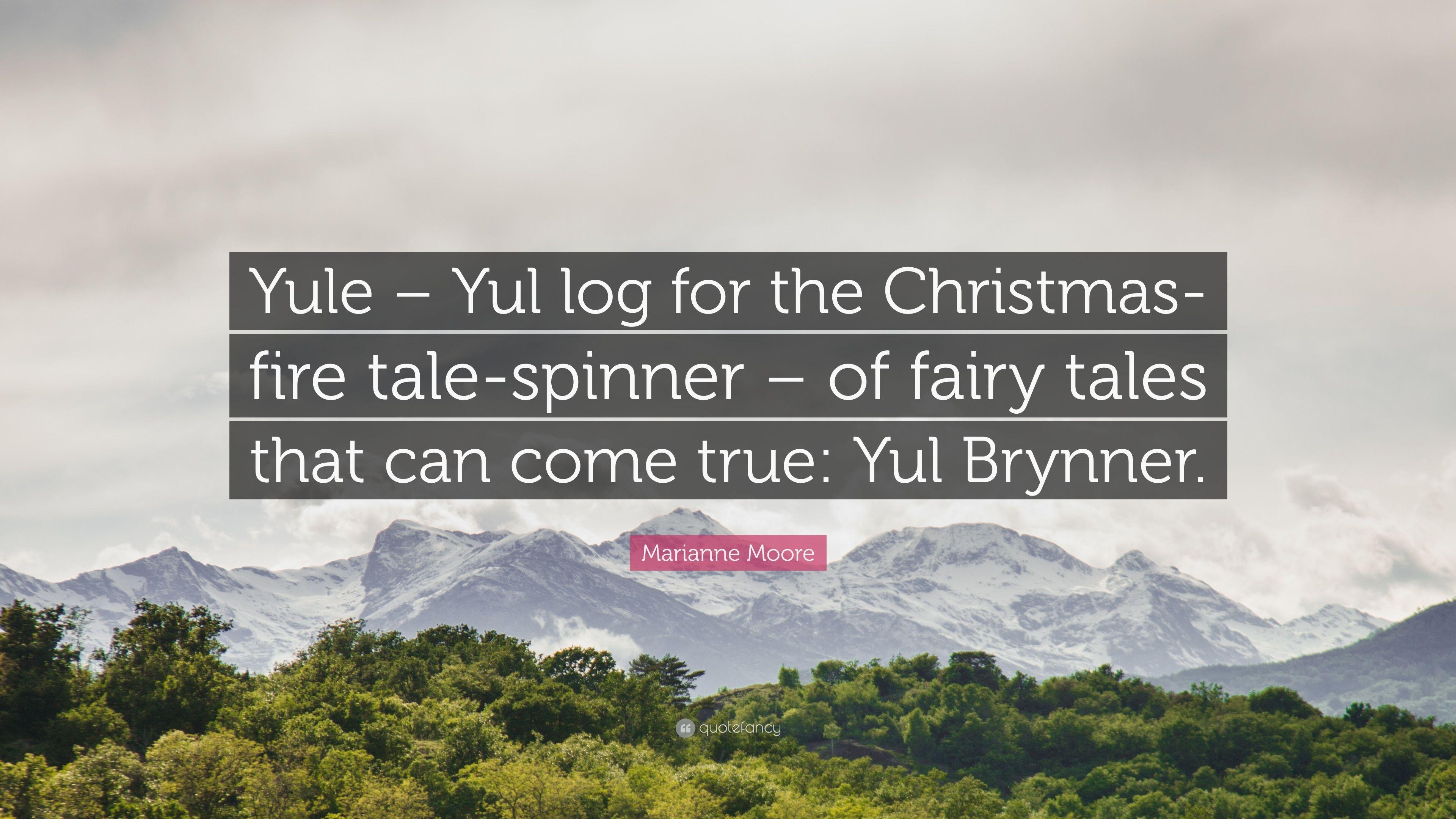 3840x2160 Marianne Moore Quote: “Yule, Desktop