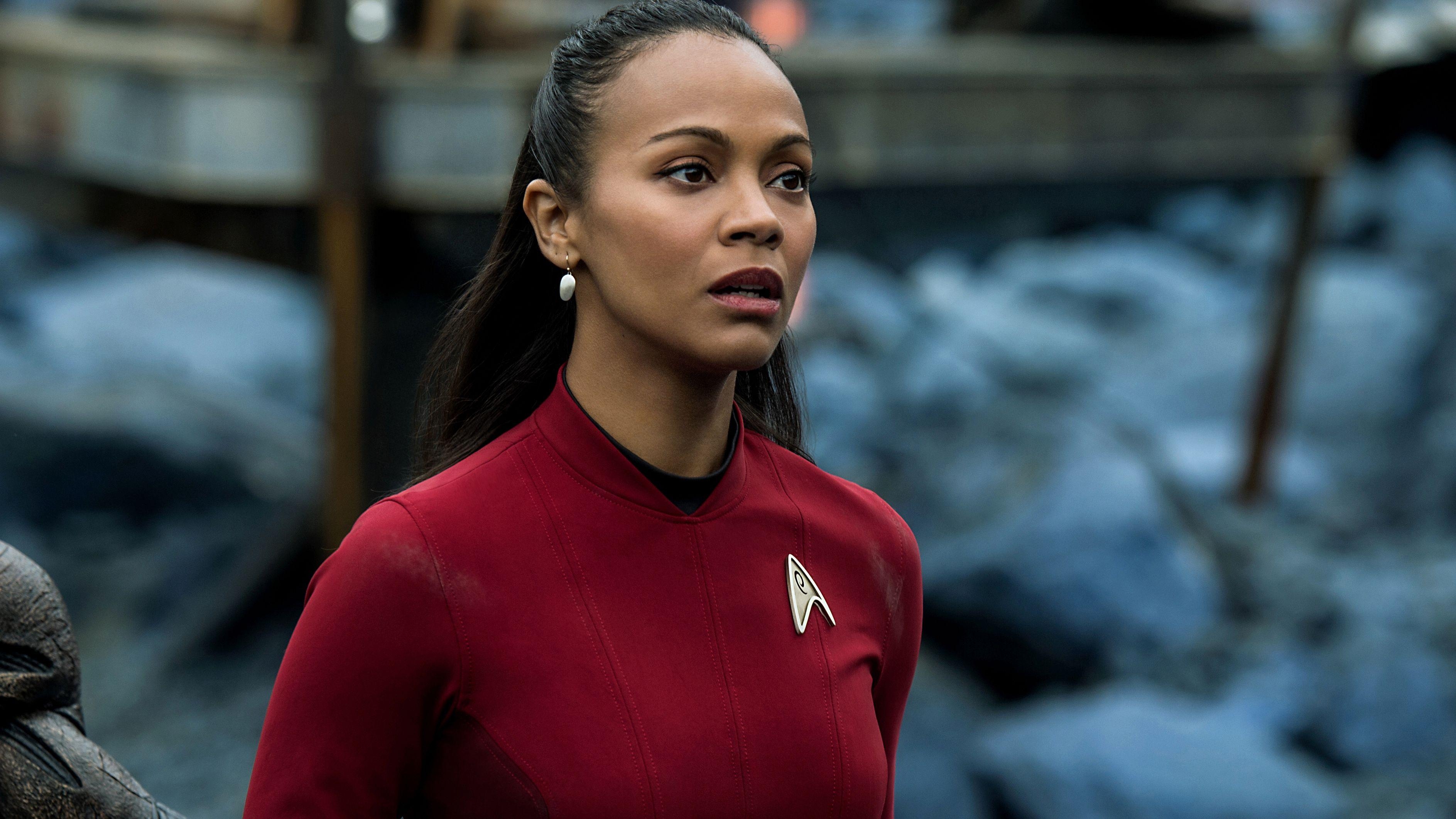 3780x2130 Wallpaper Zoe Saldana, Uhura, Star Trek Beyond, Movies, Desktop