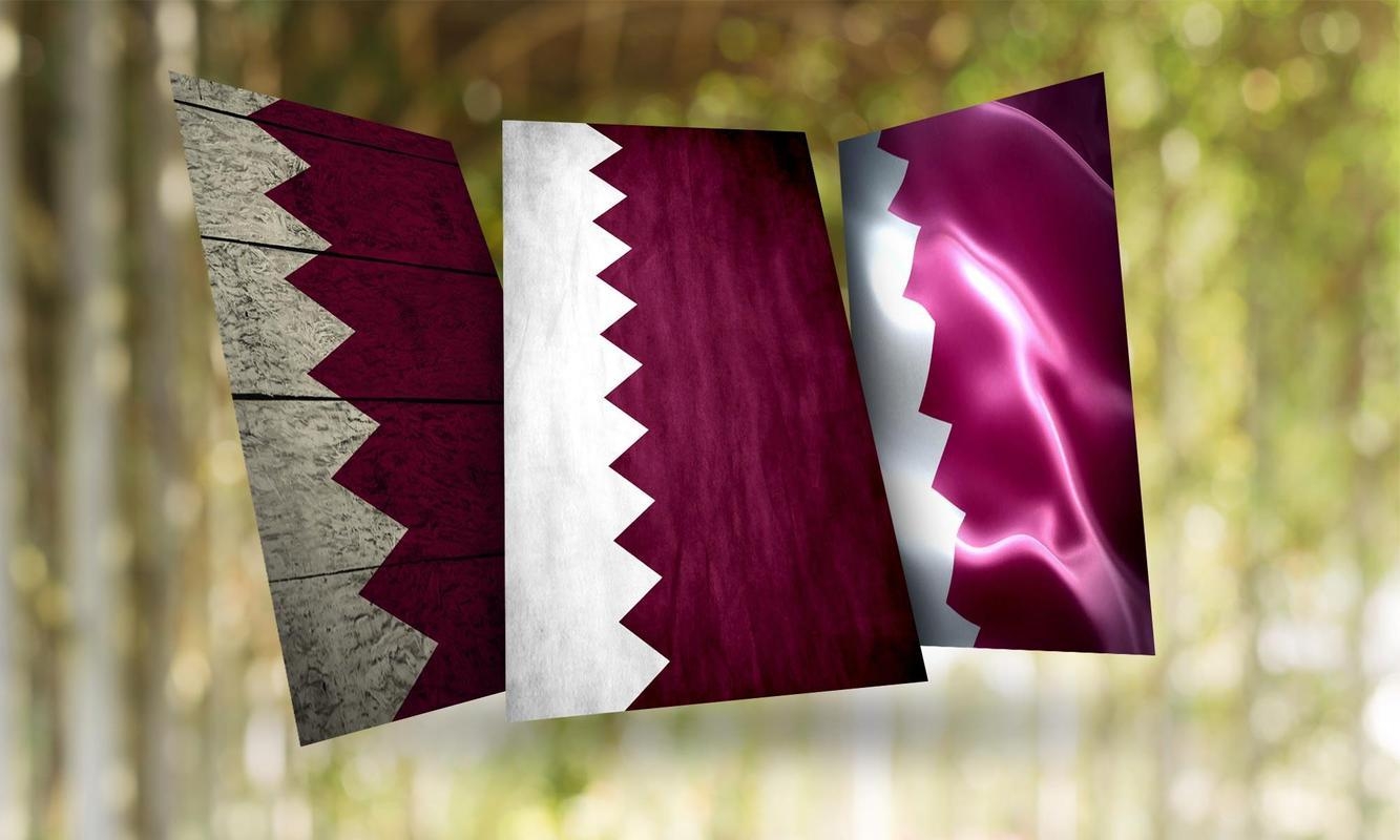 1340x800 Qatar Flag Wallpaper for Android, Desktop