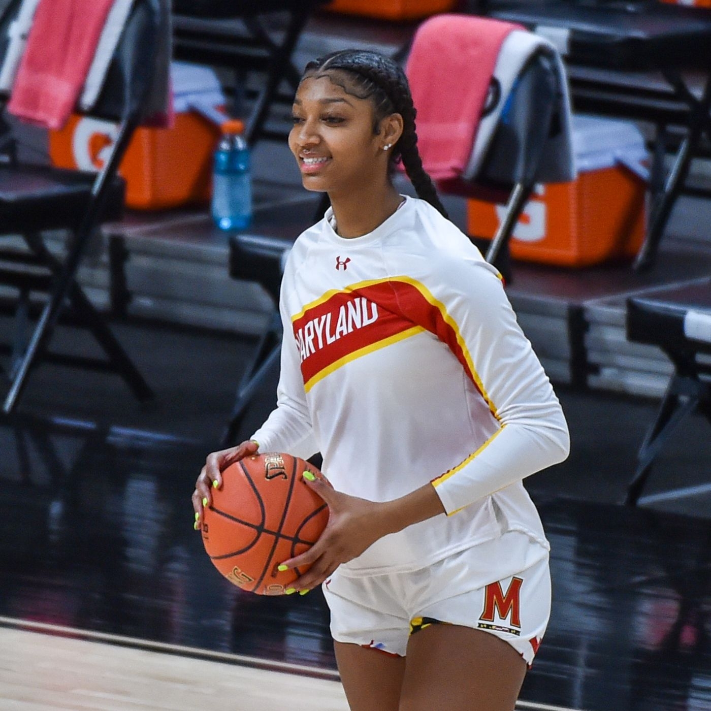 1400x1400 MM 5.6: Maryland women's basketball forward Angel Reese to attend USA Basketball U19 World Cup Team trials, Phone