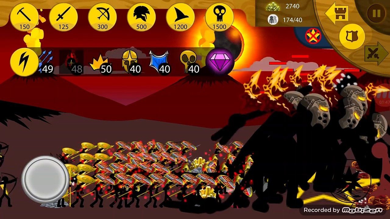 1280x720 Stick War Legacy Griffon The Great, 10 Golden Speartons, 40, Desktop