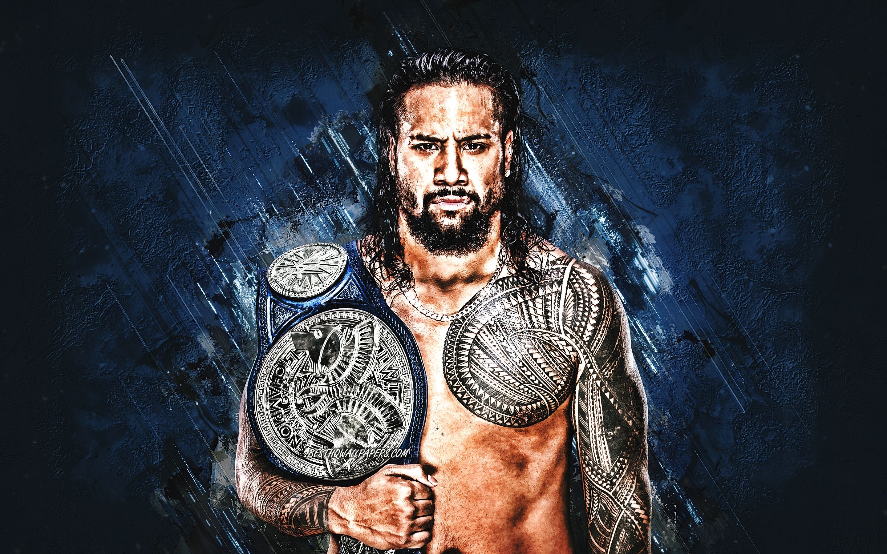 2880x1800 Download wallpaper Jimmy Uso, WWE, The Usos, Jonathan Solofa Fatu, Desktop