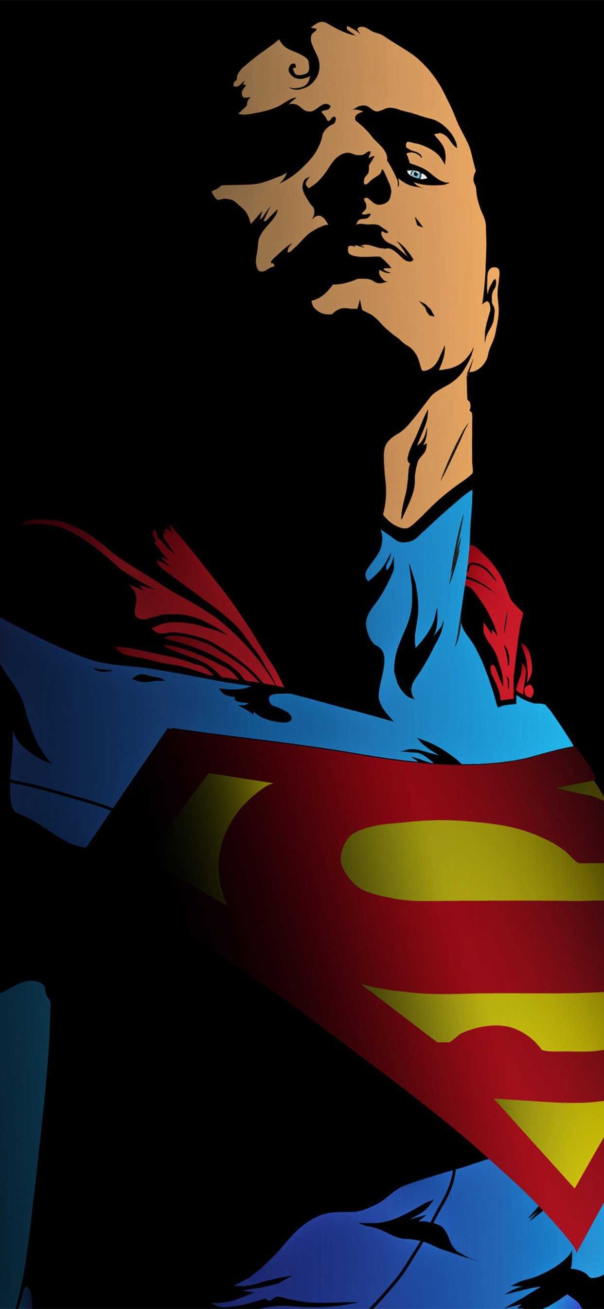 1250x2690 Superman Minimal 4K HD Wallpaper (), Phone