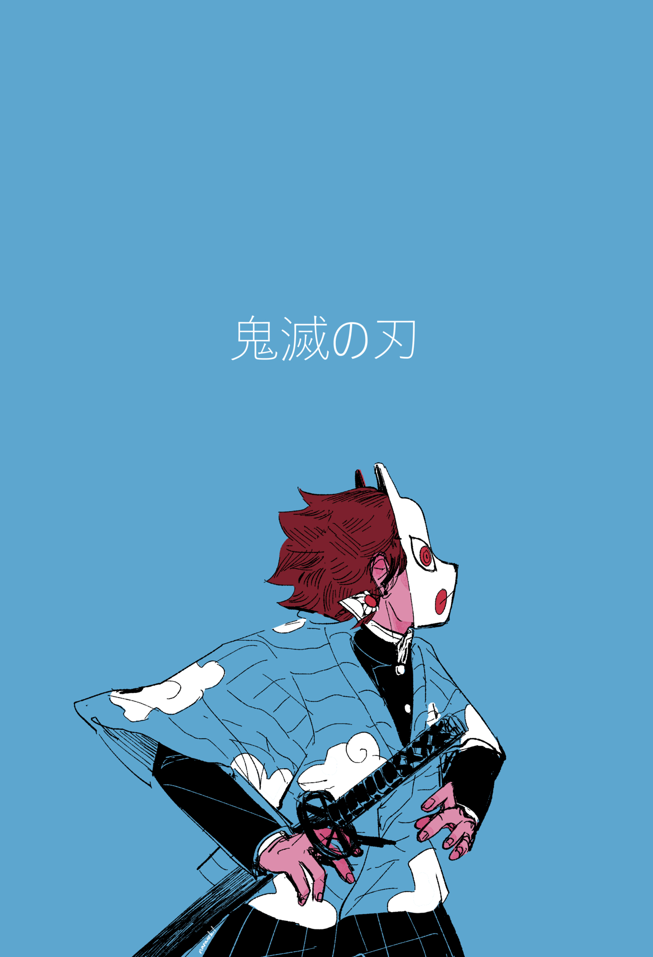 1280x1880 tanjirou wallpaper, Phone