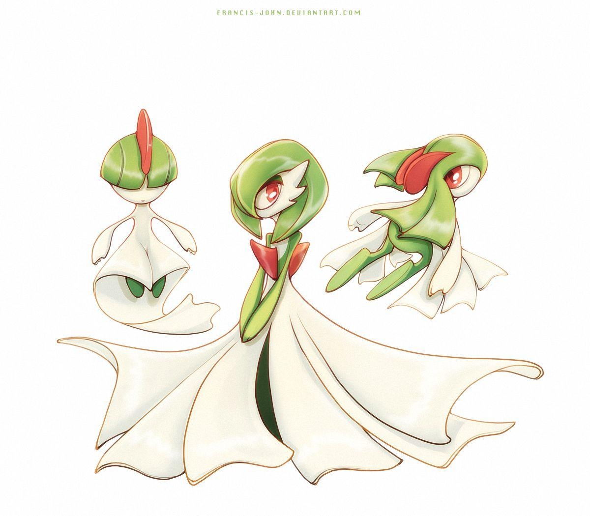 1200x1050 Ralts Gardevoir And Kirlia By Francis John, Desktop