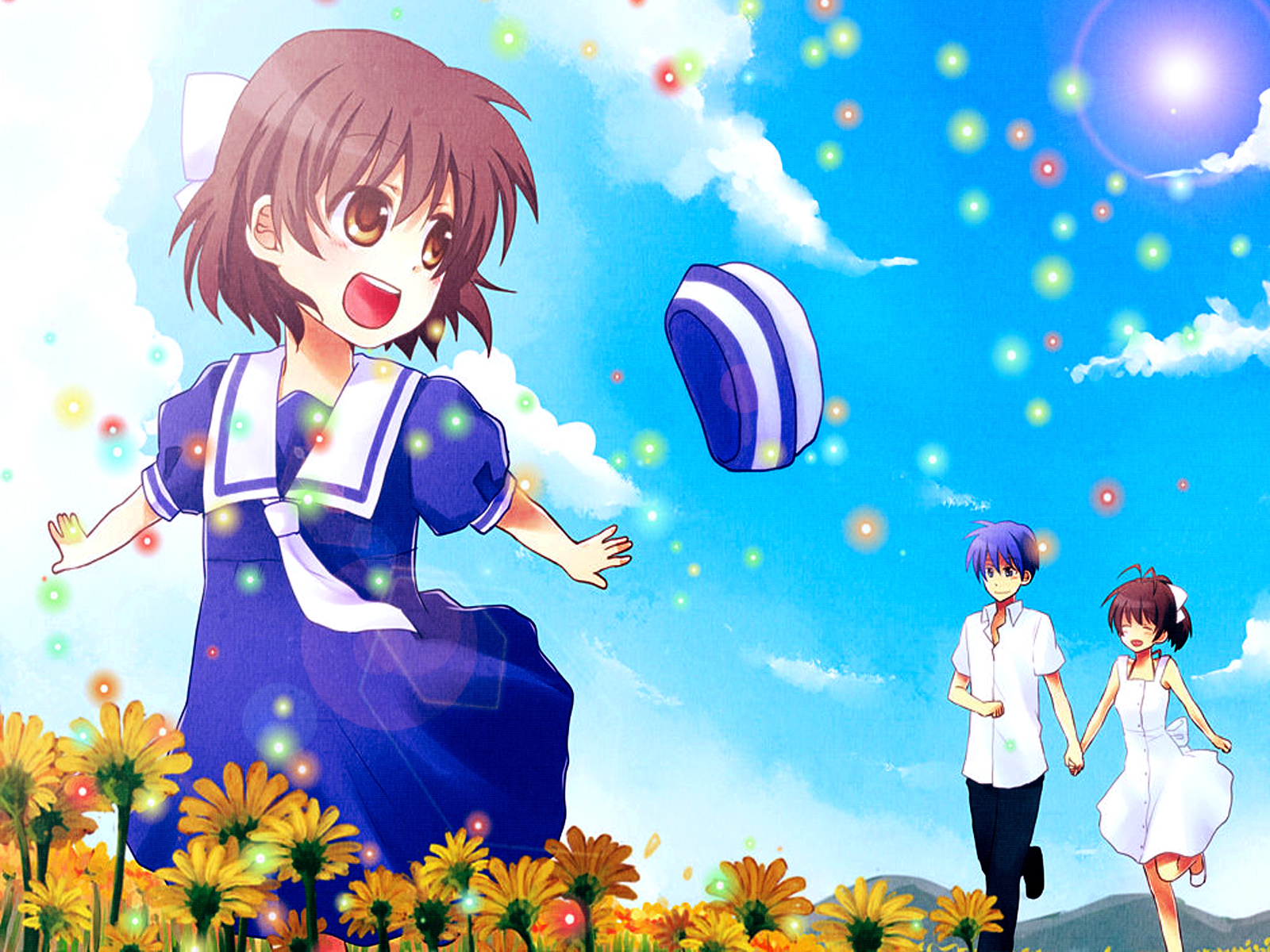 1600x1200 Download wallpaper from anime Clannad with tags: Nagisa Furukawa, Desktop