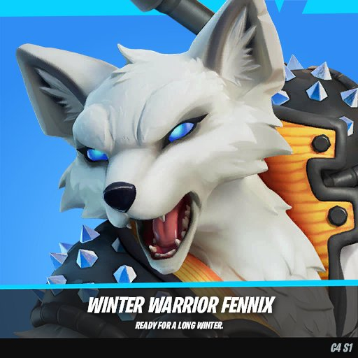 520x520 Winter Warrior Fennix Fortnite wallpaper, Phone