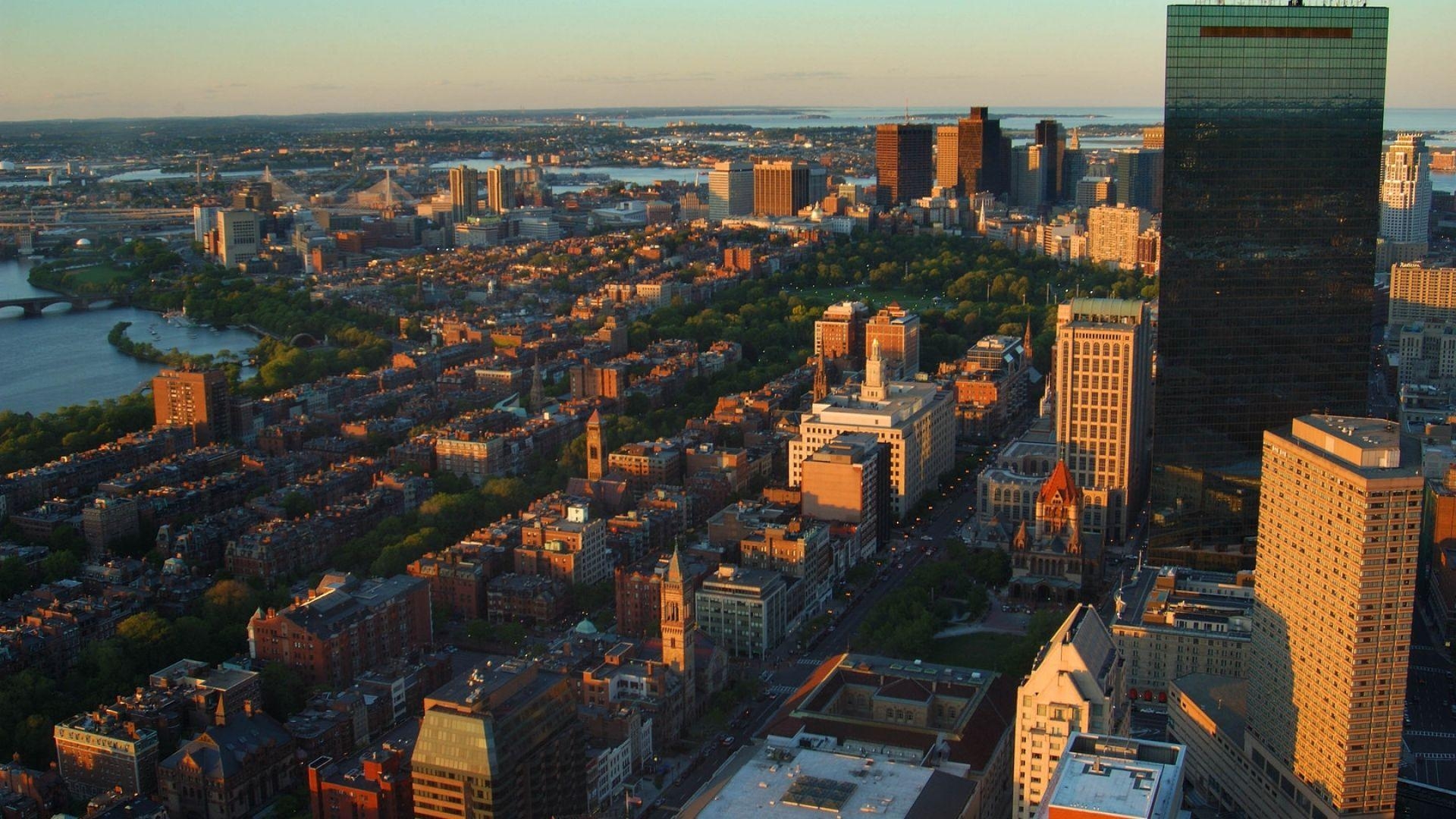 1920x1080 Boston Skyline Background HD, Desktop