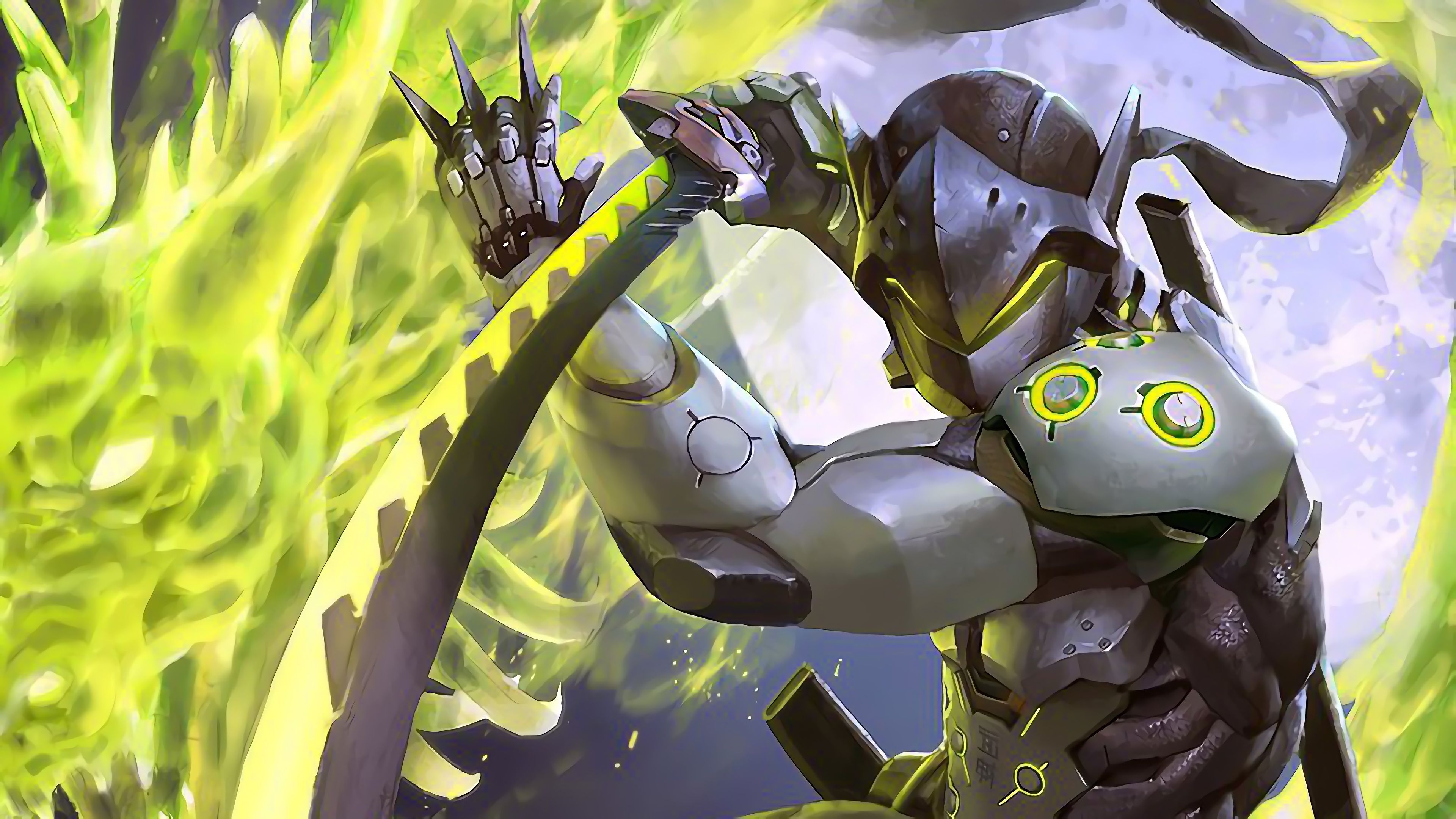 3840x2160 Genji 4K 8K HD Overwatch Wallpaper, Desktop