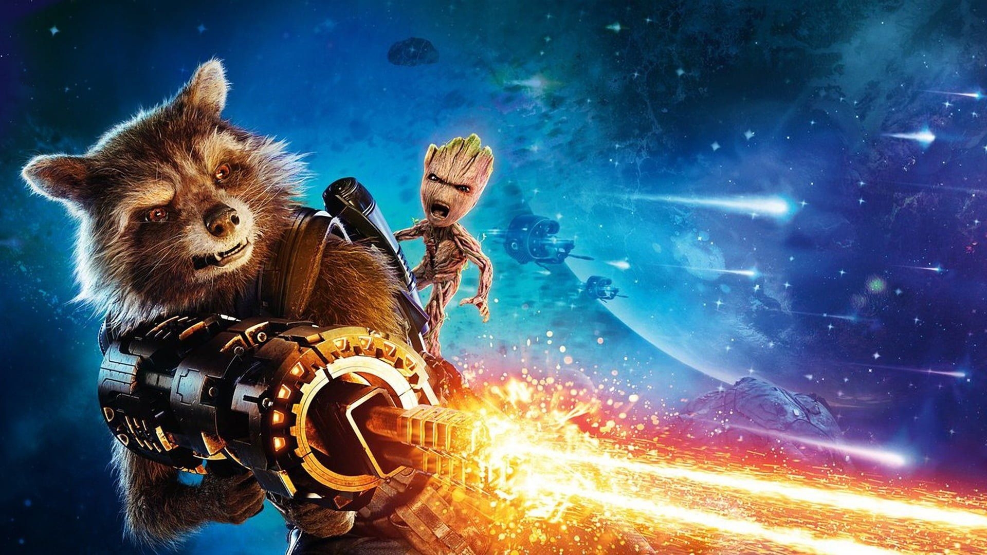 1920x1080 Guardians of The Galaxy Rocket and Groot digital wallpaper, Guardians of the Galaxy Vol. 2 • Wallpaper For You HD Wallpaper For Desktop & Mobile, Desktop