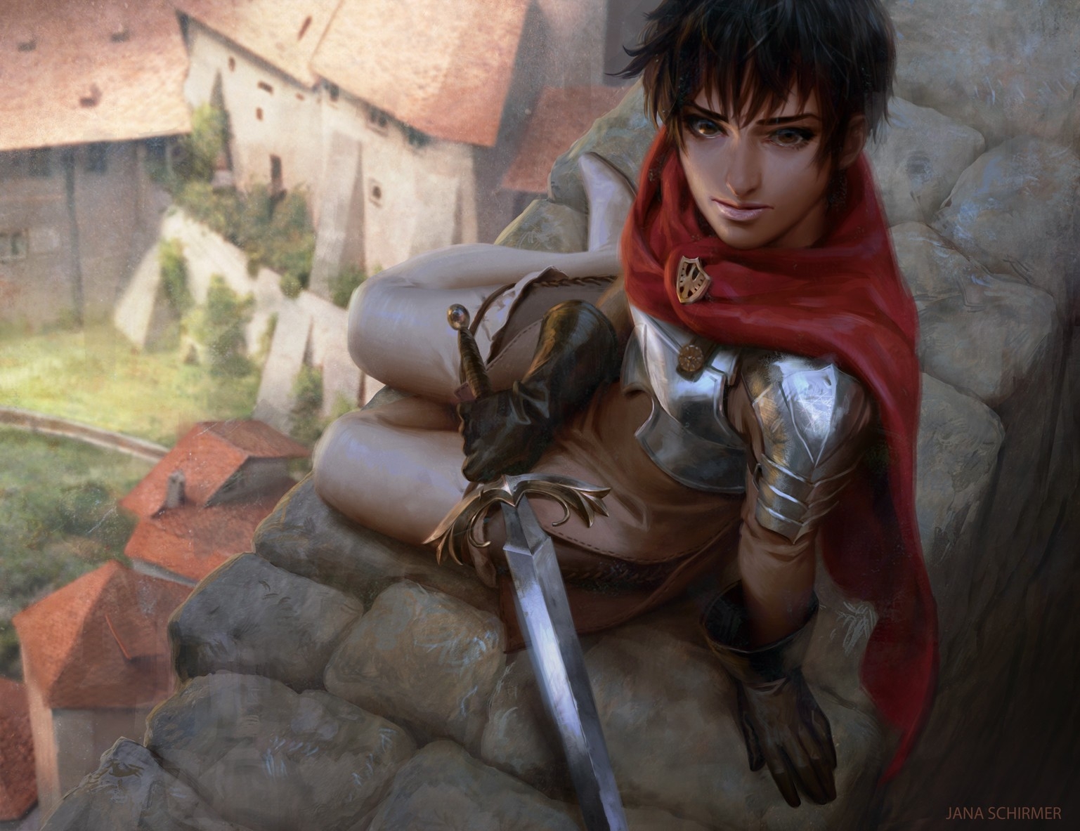 1540x1190 warrior fantasy art berserk casca wallpaper. Mocah HD Wallpaper, Desktop