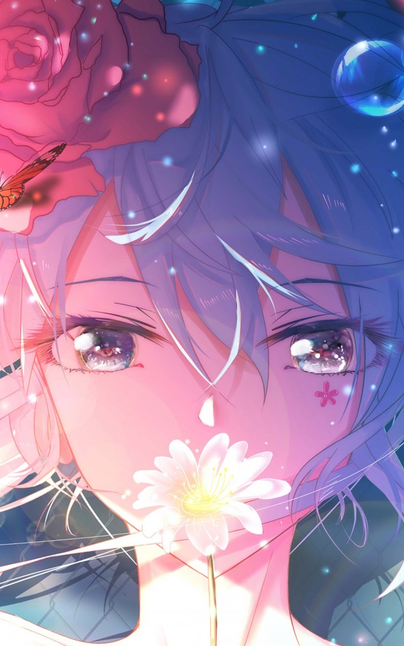 800x1280 Free download Miku Anime Girl Flowers 4K Ultra HD Mobile Wallpaper [2160x3840] for your Desktop, Mobile & Tablet. Explore Anime 4k For Mobile Wallpaper. Download Anime Wallpaper for Mobile, Phone