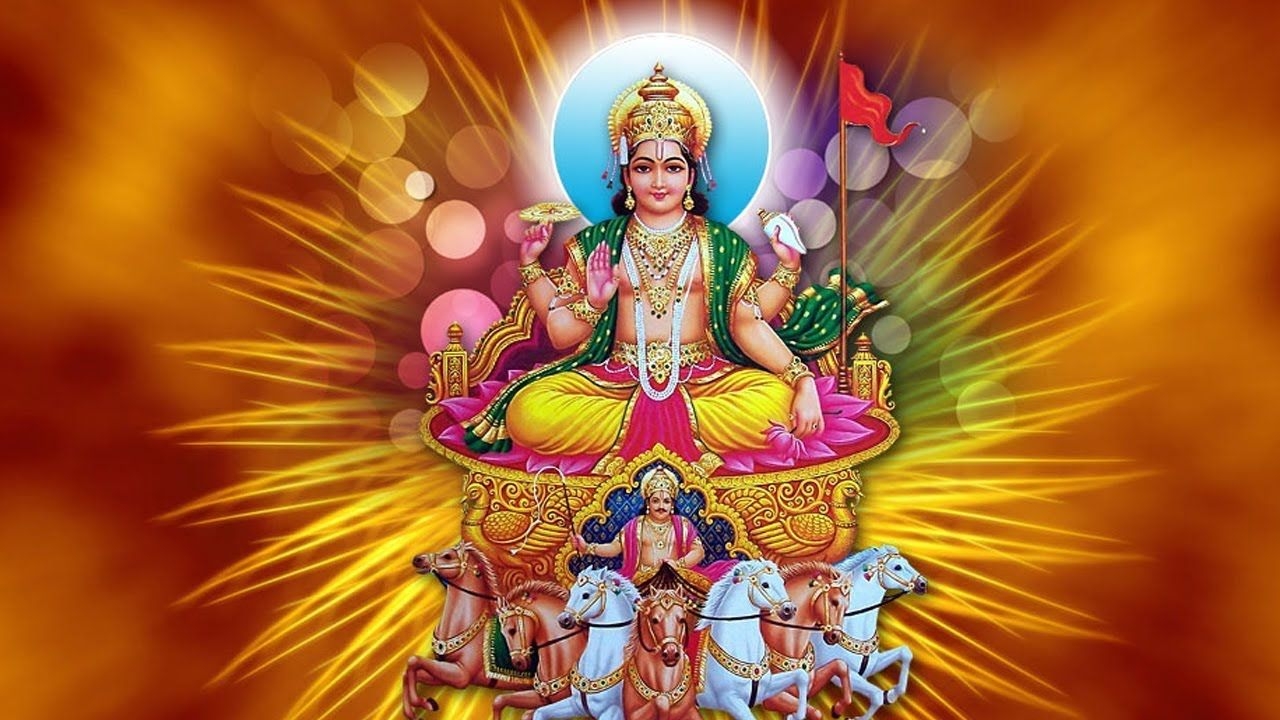 1280x720 suryagayatri #suryasuprabatham #adithyahrudayam #sanskrit #sanskritchants #sanskritmantras Hruday. Lord ganesha paintings, God picture, Picture image, Desktop