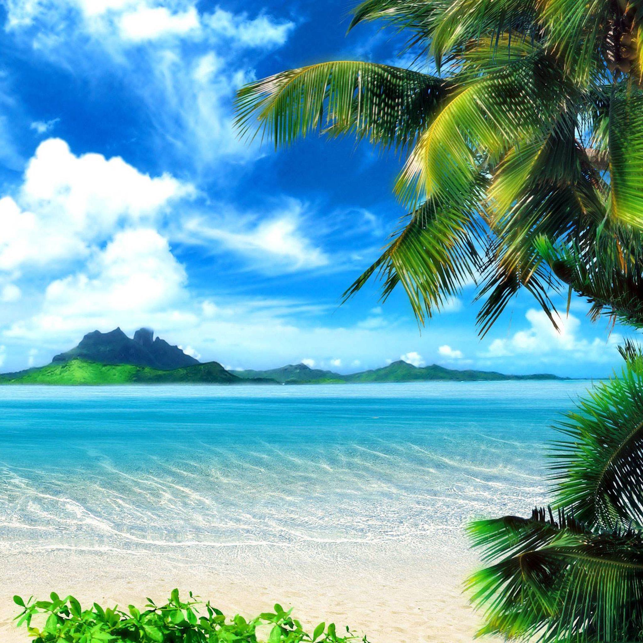 2050x2050 iPad Retina Wallpaper. Beach wallpaper, Beautiful beaches, Beach landscape, Phone