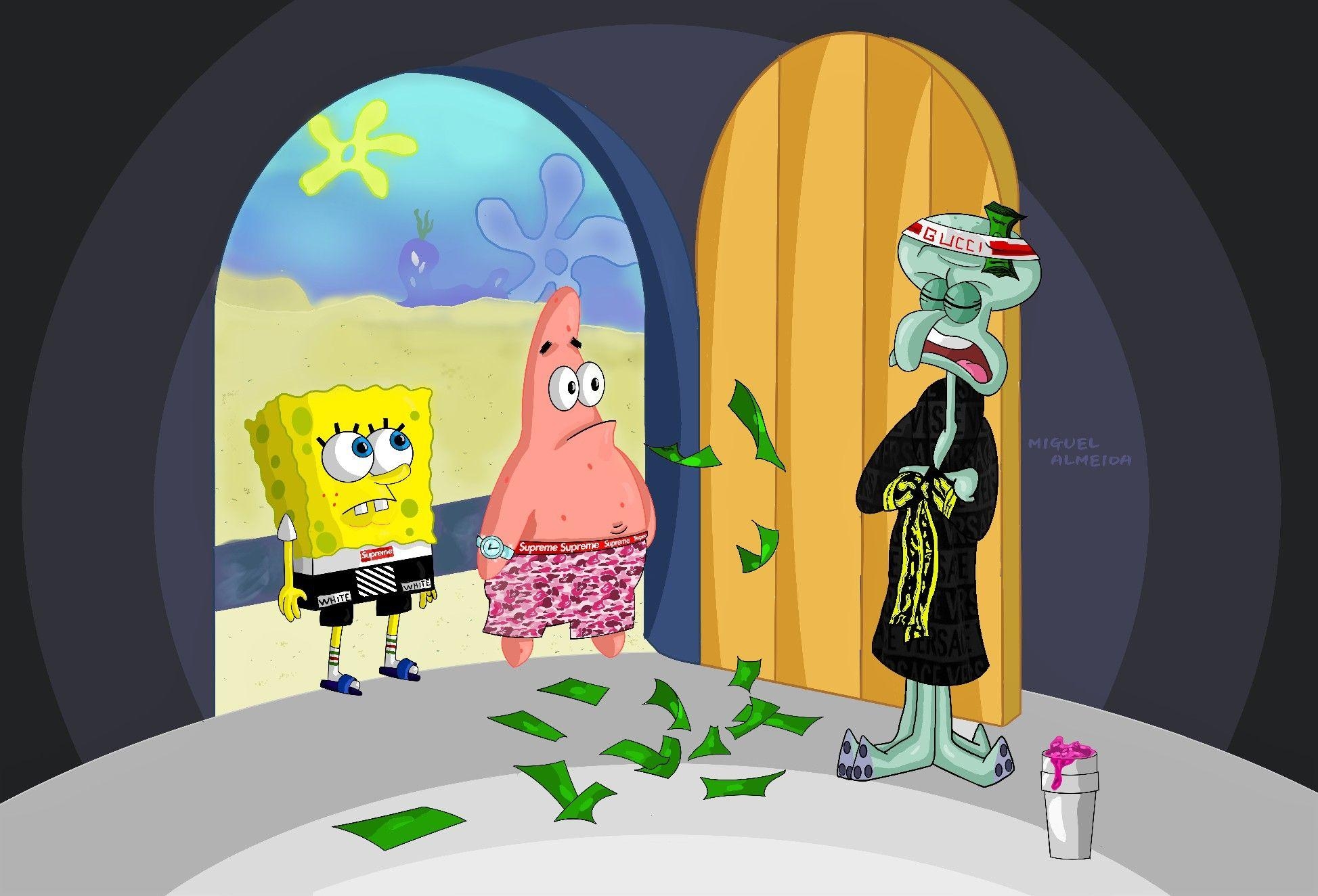 1950x1330 SpongeBob Squarepants HypeBeast #SpongeBob #Patrick, Desktop