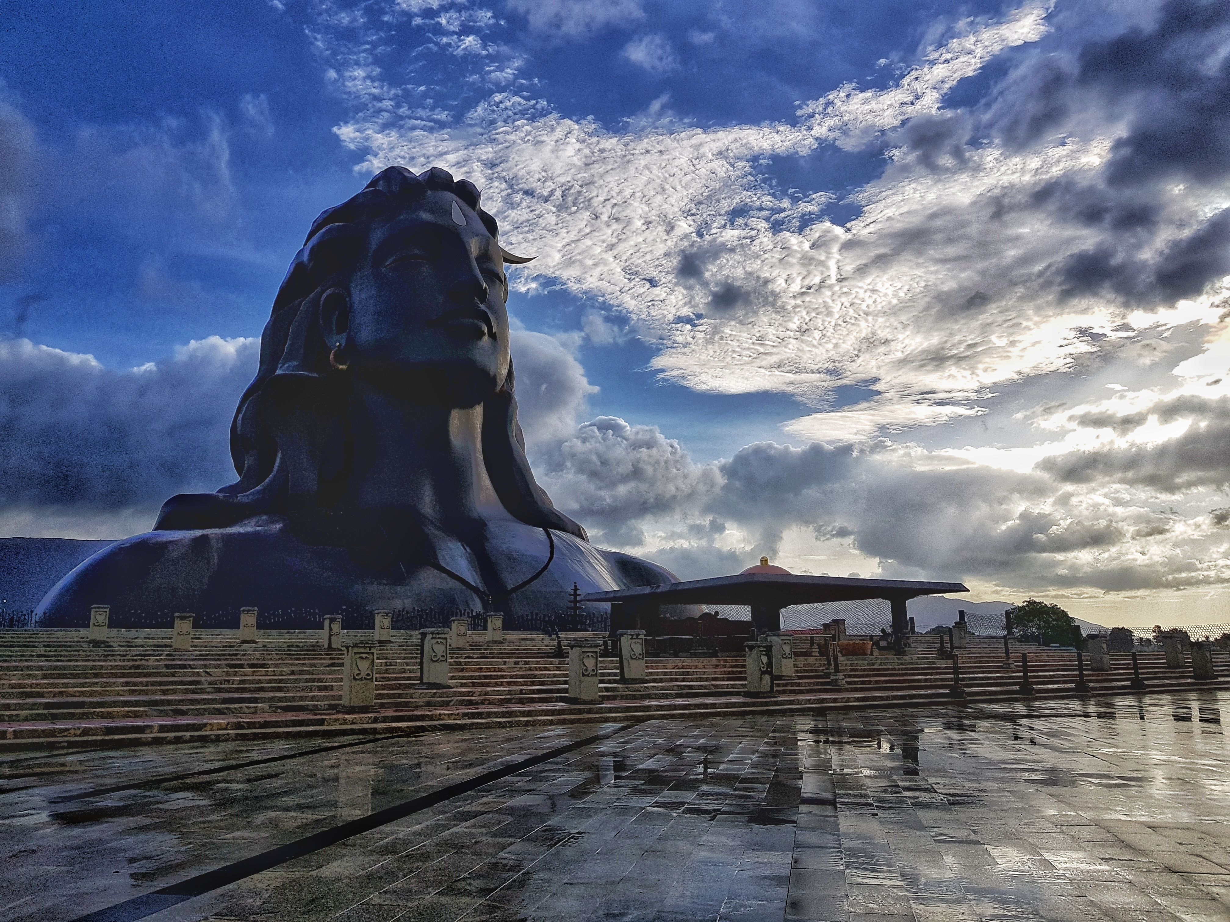 4040x3030 Isha yoga, Lord shiva statue.com, Desktop