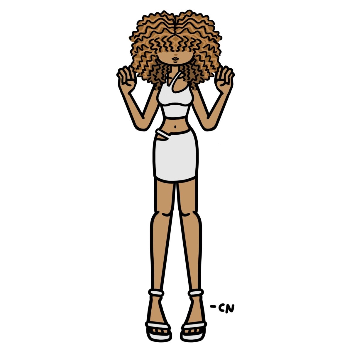 1200x1200 cindysarttt. Black girl cartoon, Cartoon profile pics, Cartoon painting, Phone