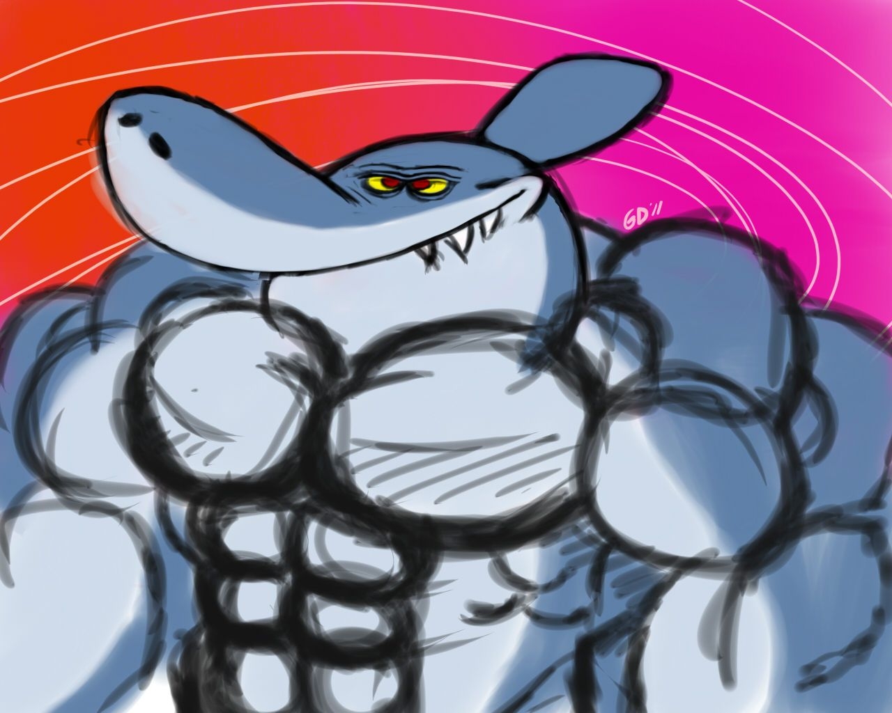 1280x1030 Buff Sharko by GeltyDrake - Fur Affinity [dot] net, Desktop