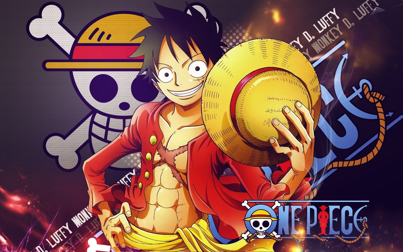 1680x1050 Top Luffy One Piece Wallpaper FULL HD 1920×1080 For PC Desktop. One piece luffy, One piece cartoon, Monkey d luffy, Desktop