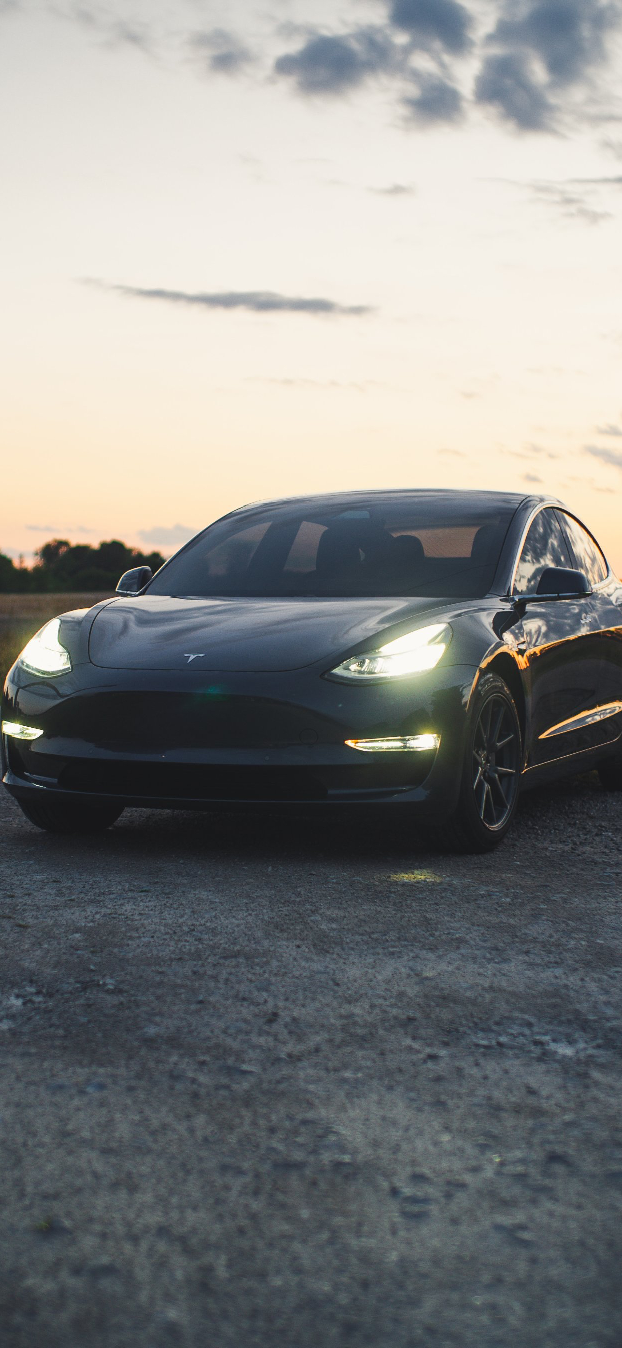 1250x2690 Tesla Model 3 iPhone wallpaper, Phone