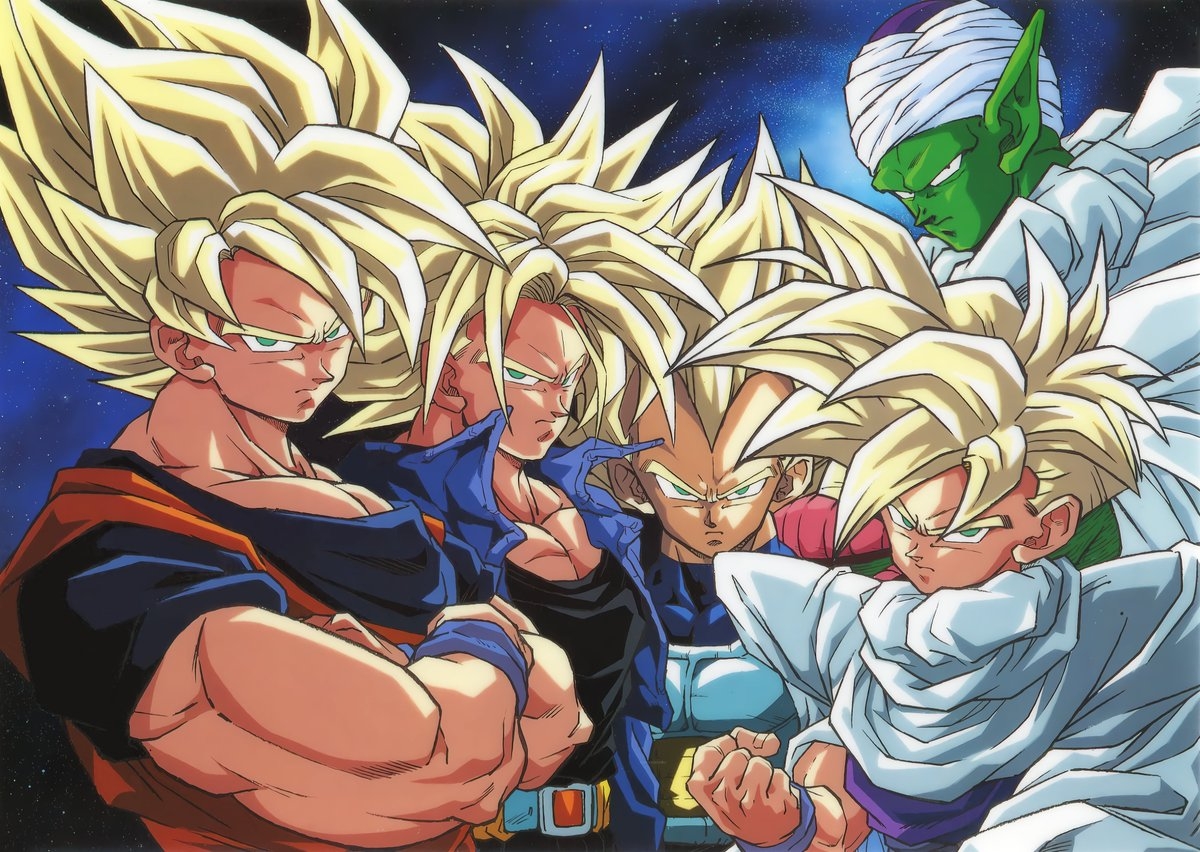 1200x860 Dragon Ball Z Retro 90s Vintage Art, Desktop