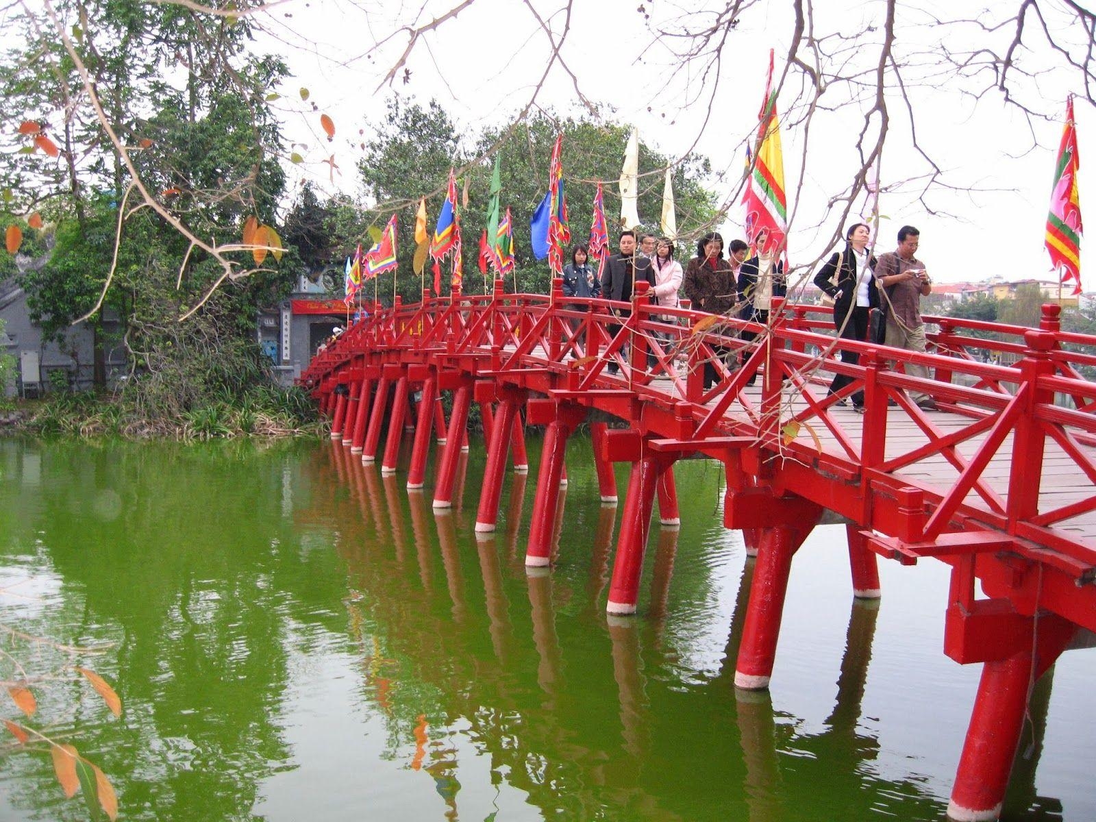 1600x1200 Hanoi The Huc Bridge wallpaper beautiful desktop, Desktop