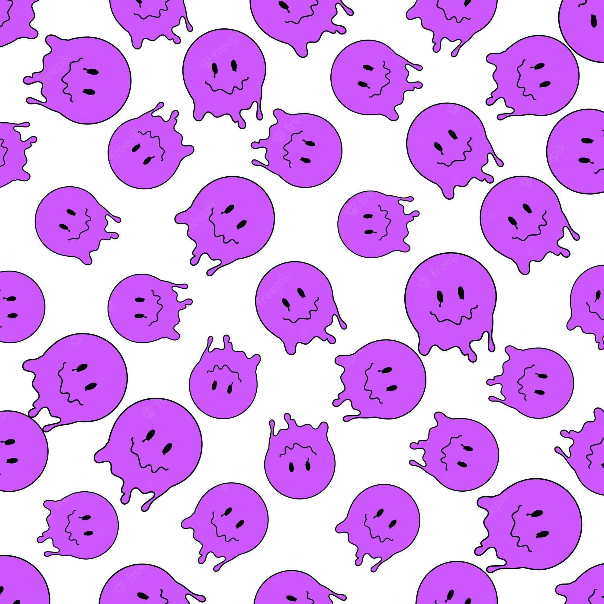 2000x2000 Premium Vector. Funny smile dope faces seamless pattern psychedelic surreal techno melt smile background trippy smiley faces techno melting smile face cartoon background wallpaper concept art y2k aesthetic, Phone