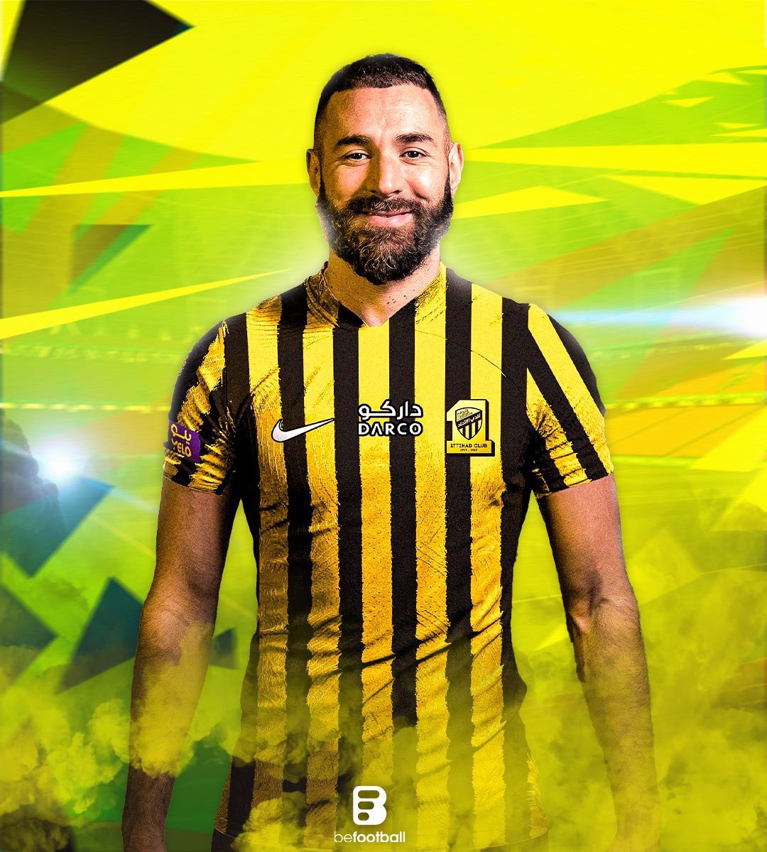 1080x1200 Karim Benzema Al Ittihad wallpaper, Phone