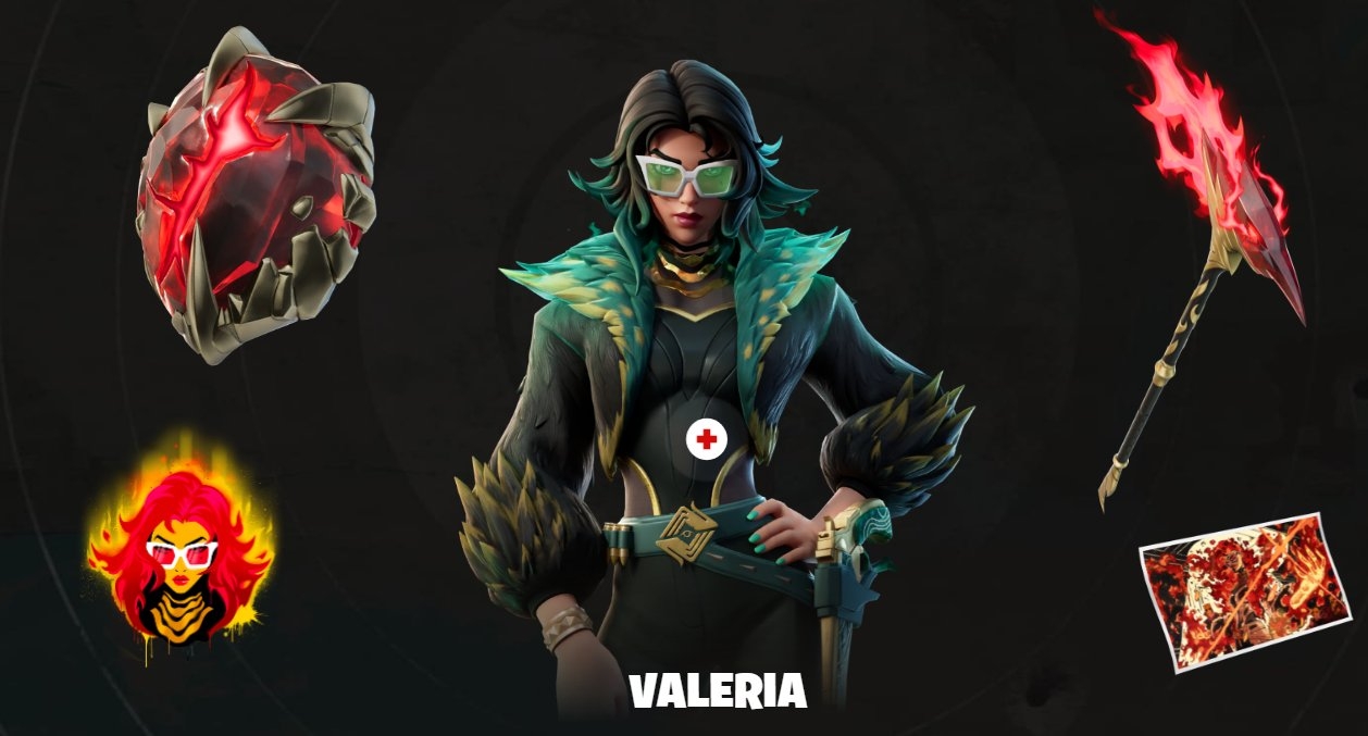 1260x680 Valeria Fortnite wallpaper, Desktop