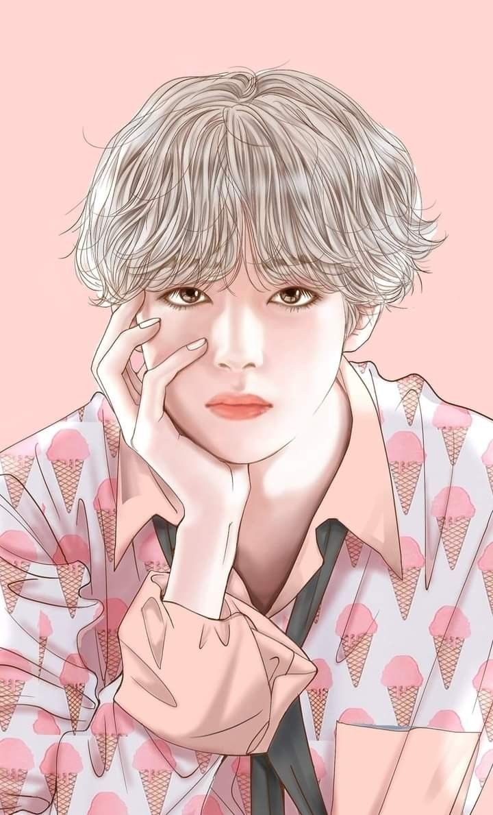 720x1190 BTS // Taehyung V Fanart. Taehyung fanart, Fan art taehyung cute, Bts drawings, Phone