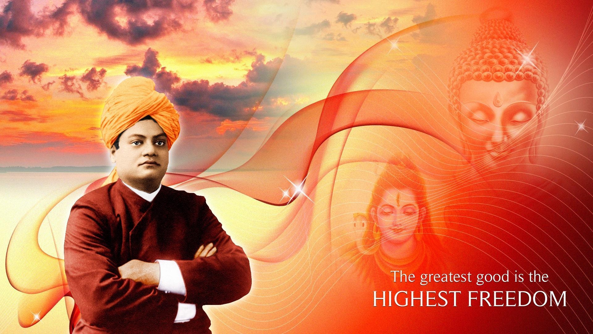 1920x1080 Swami Vivekananda's Wallpaper, Desktop