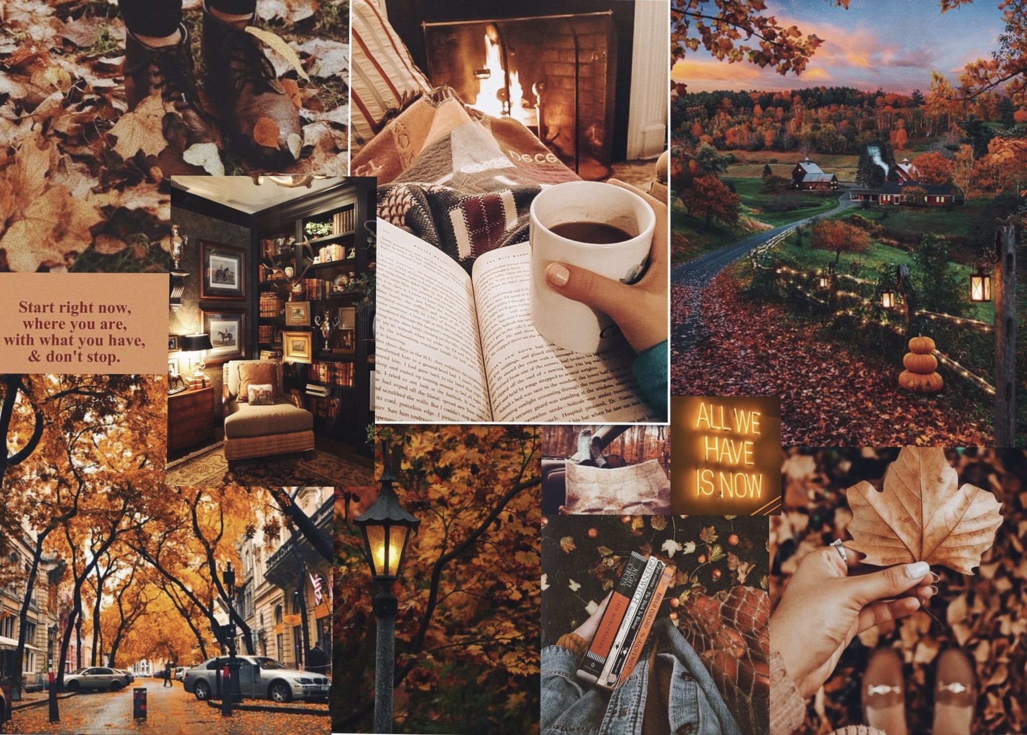 2070x1480 Autumn Collage Laptop Wallpaper, Desktop