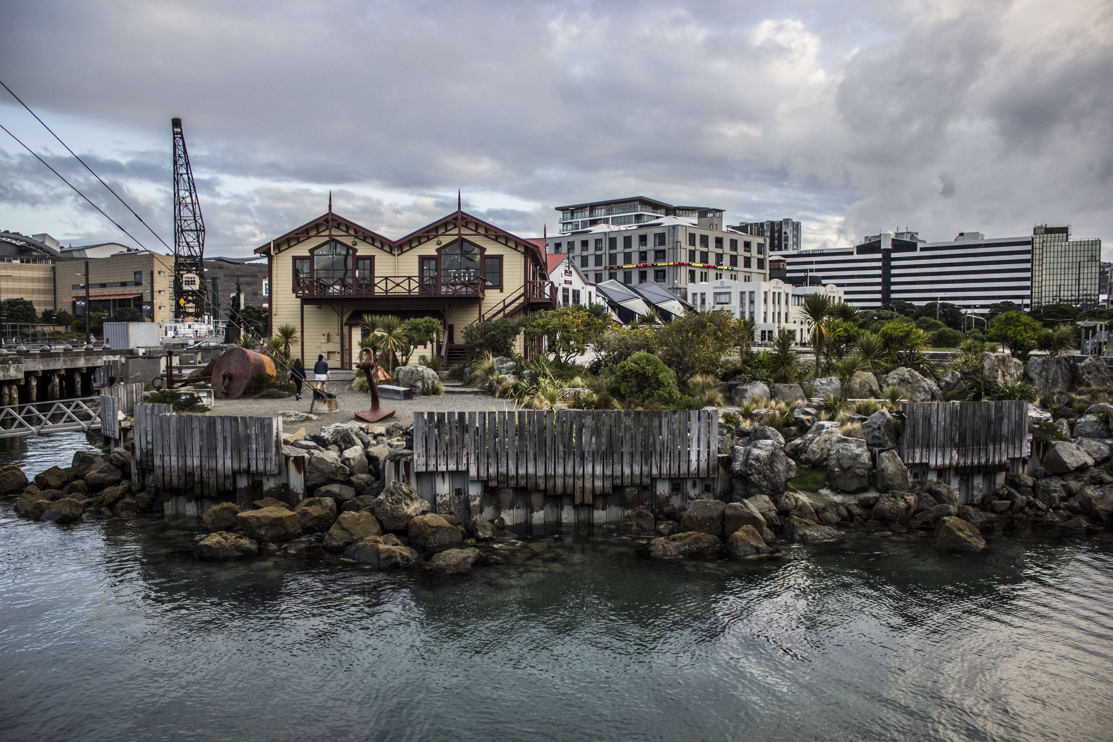 3840x2560 architecture, city challenge, cloud, new zealand, sea, sky, Desktop