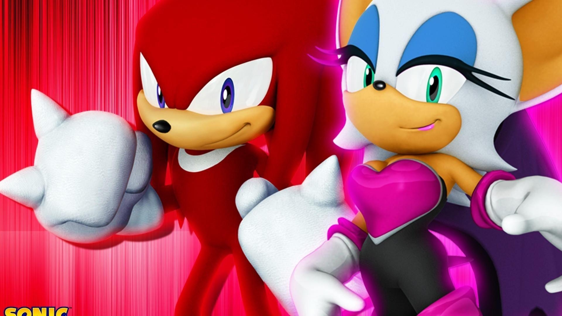 1920x1080 Rouge knuckles echidna bat game characters team wallpaper, Desktop