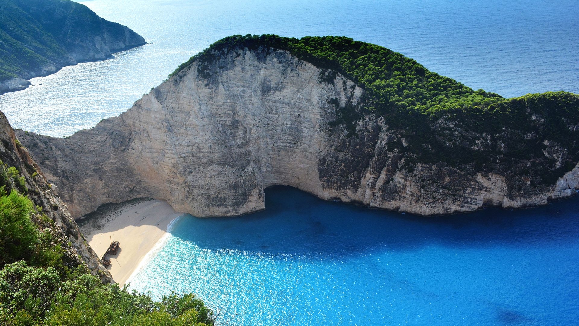 1920x1080 Navagio Beach Laptop Background, Desktop