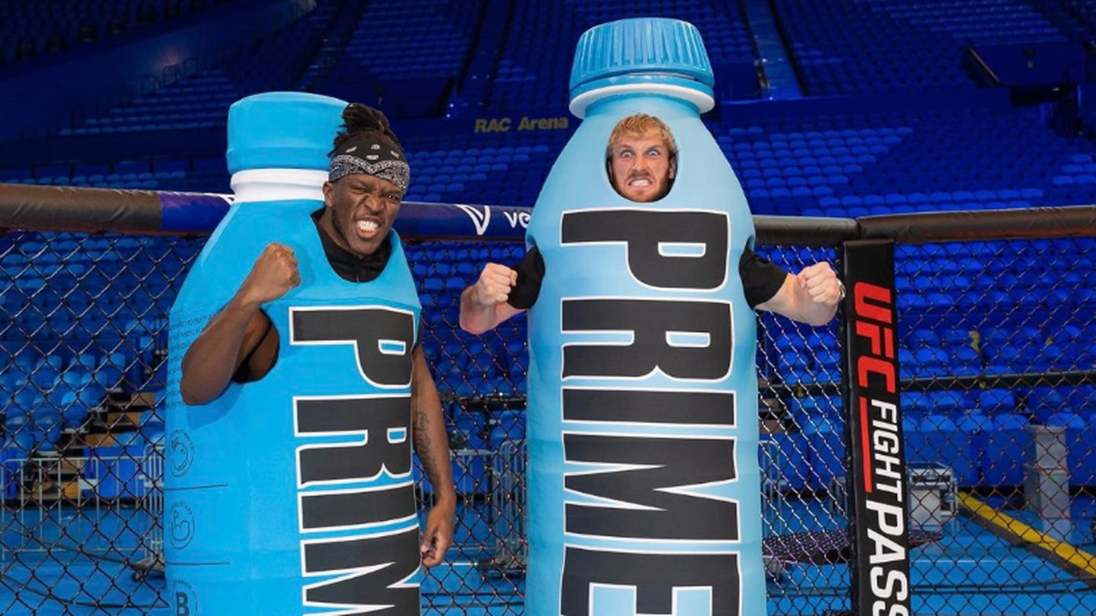 1600x900 Pic! Paul, KSI Unveil PRIME Themed Octagon, Desktop