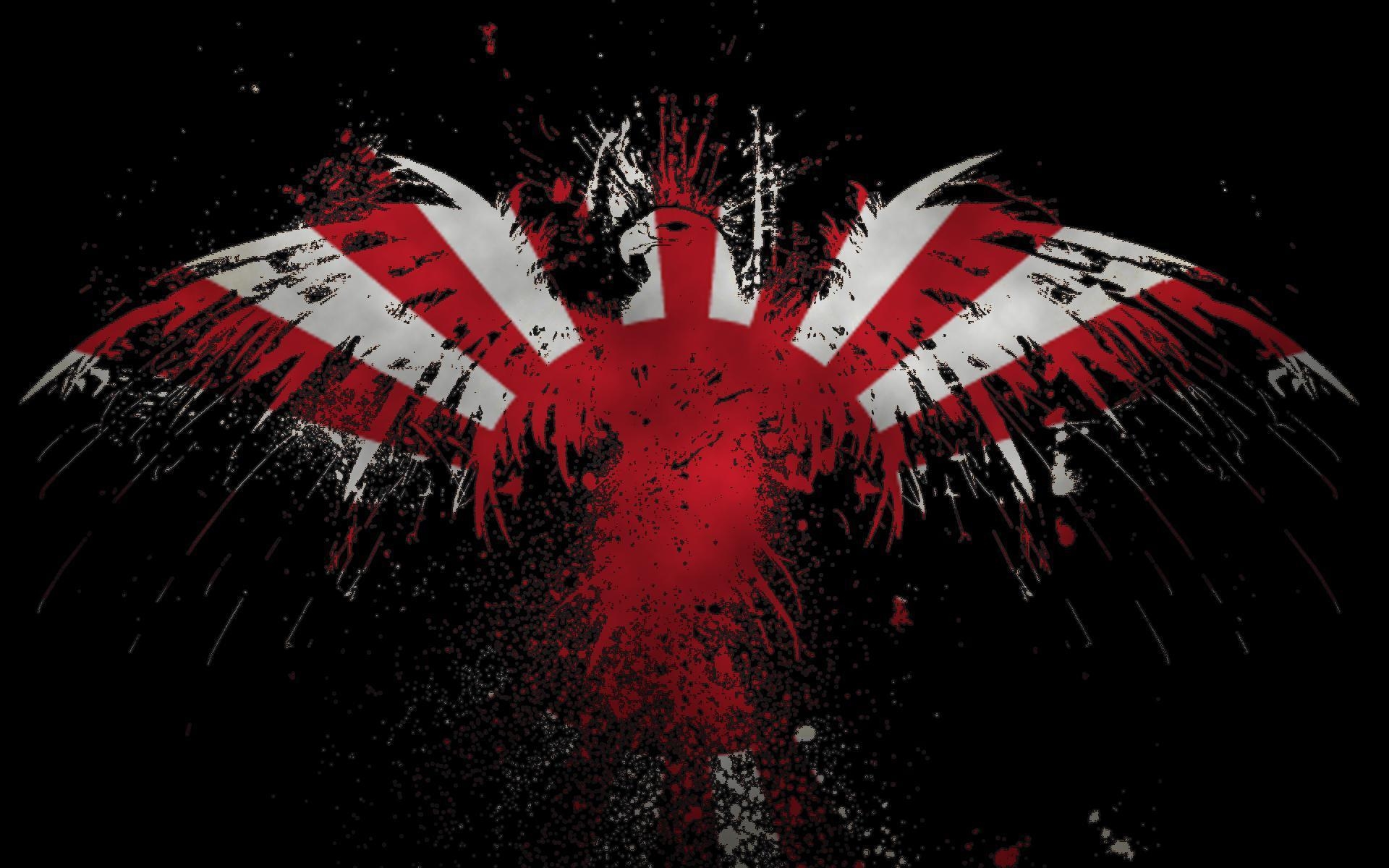 1920x1200 Eagle Japanese Flag Wallpaper, Desktop