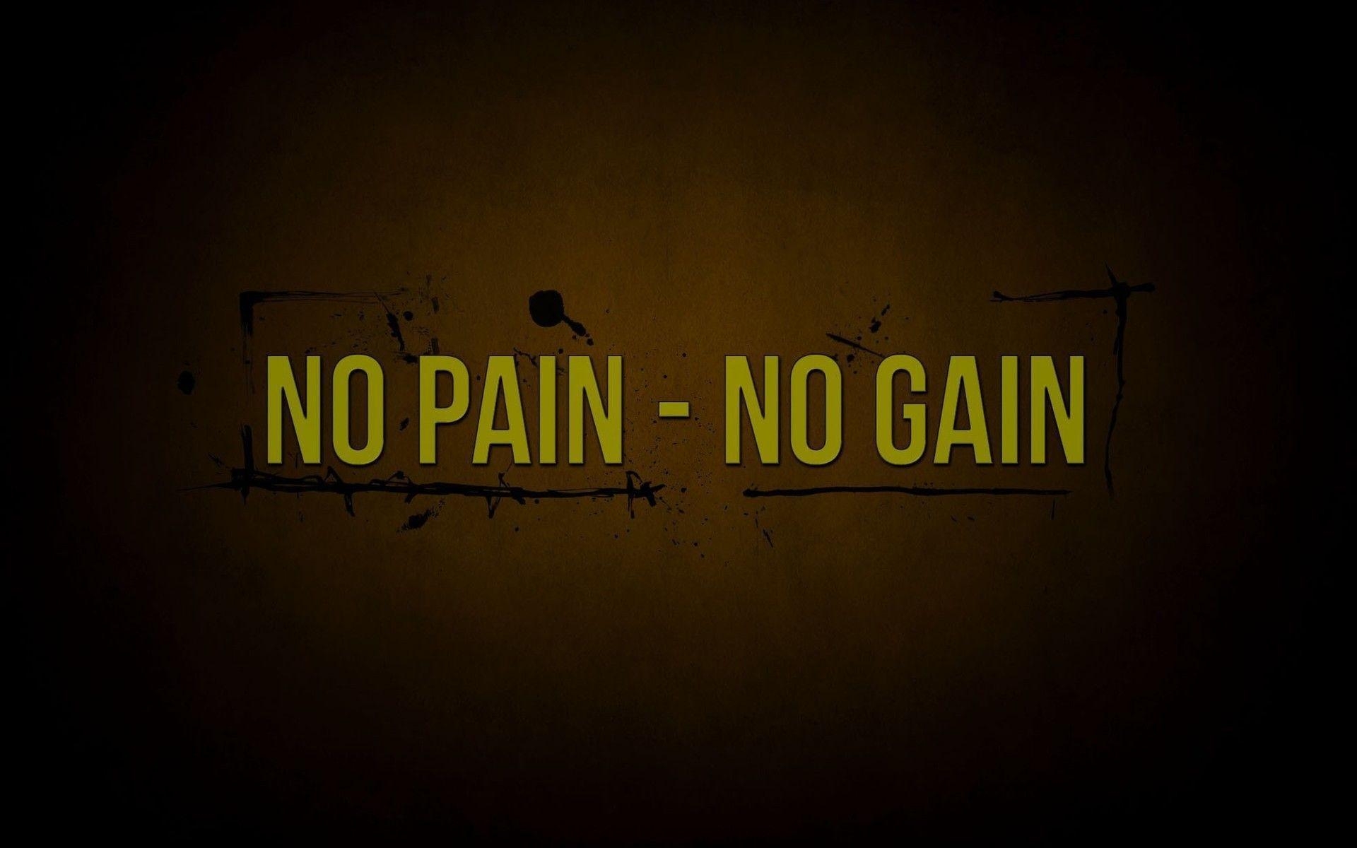 1920x1200 No pain gain wallpaper and image, picture, photo, Desktop