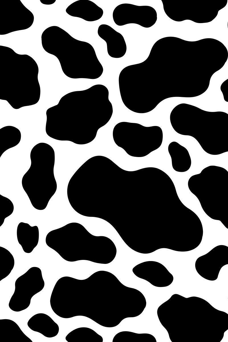 800x1200 Cow Print Wallpaper, Phone