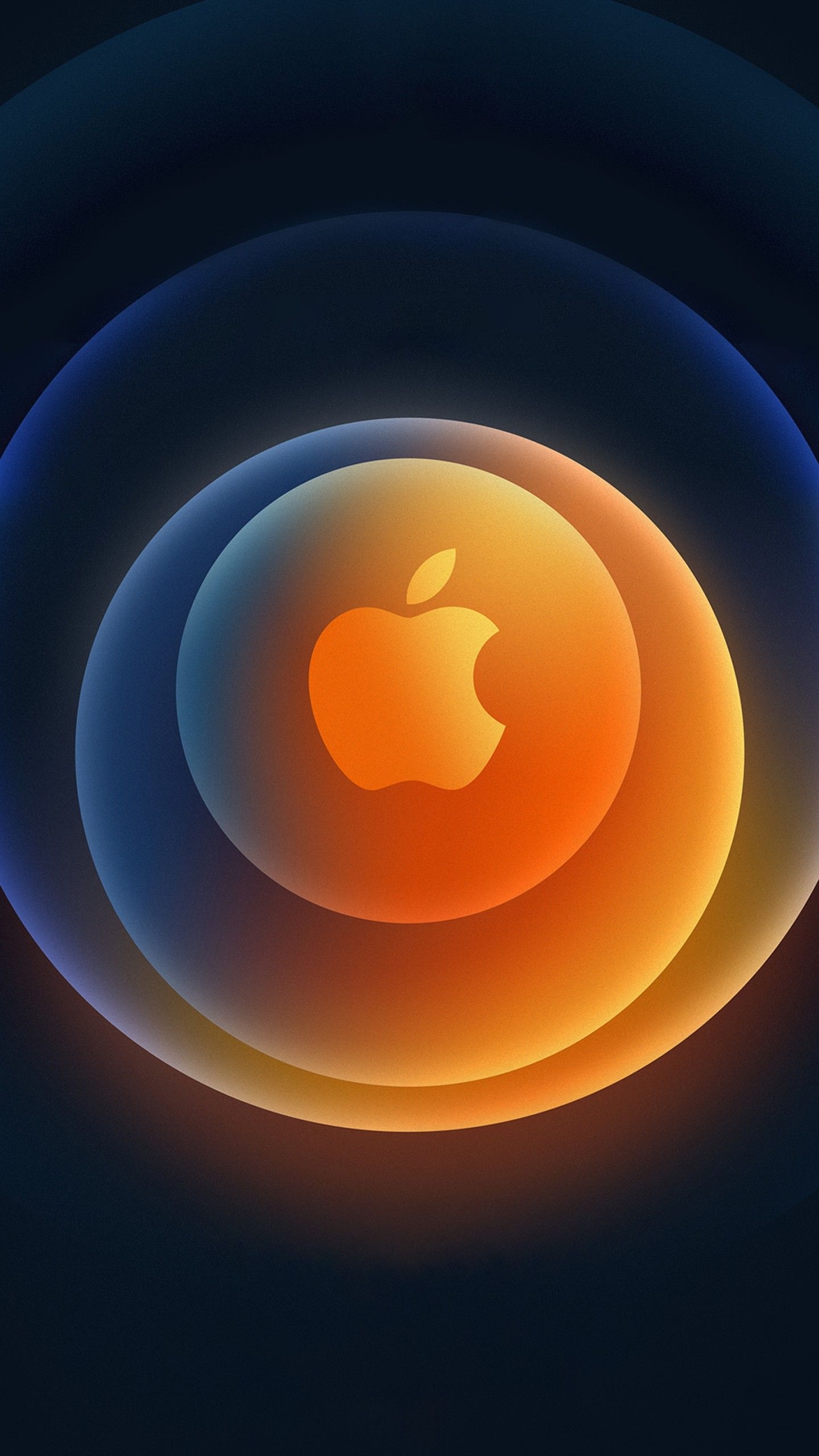 1440x2560 Apple 4K Wallpaper, iPhone Event, logo, Dark background, Technology, Phone