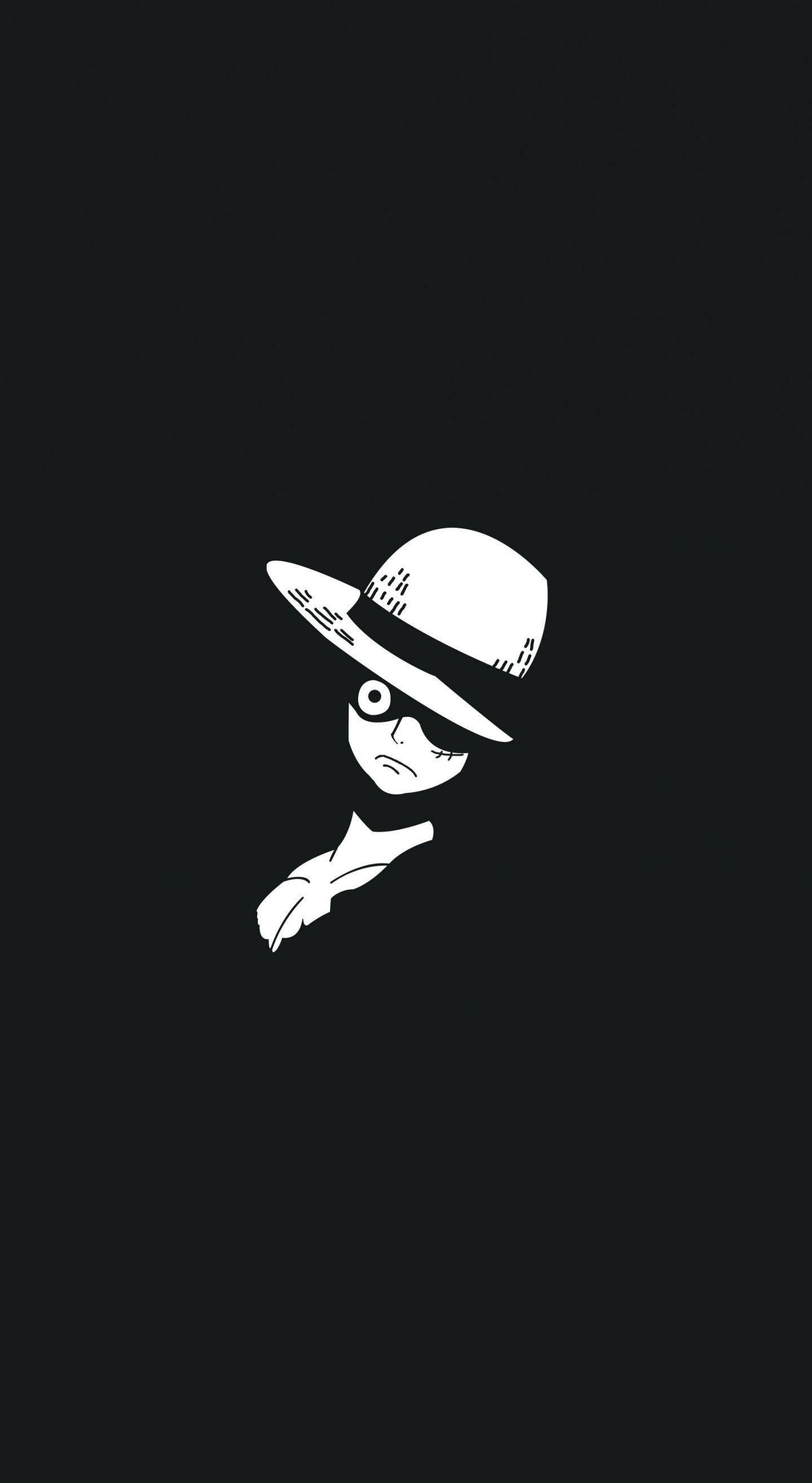 1440x2630 Luffy Black Wallpaper Free Luffy Black Background, Phone