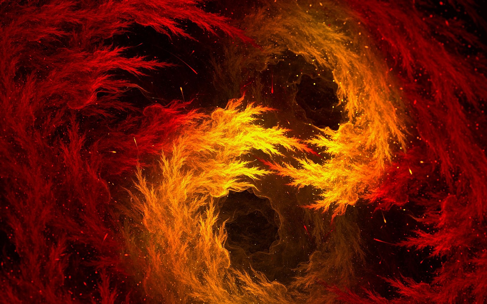 1680x1050 Hot Red Fire Fractal wallpaper. Hot Red Fire Fractal, Desktop