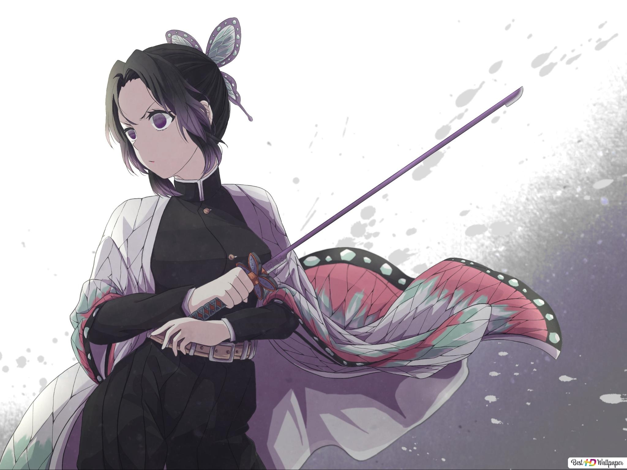 2050x1540 Demon Slayer Kochou Insect Hashira HD wallpaper download, Desktop